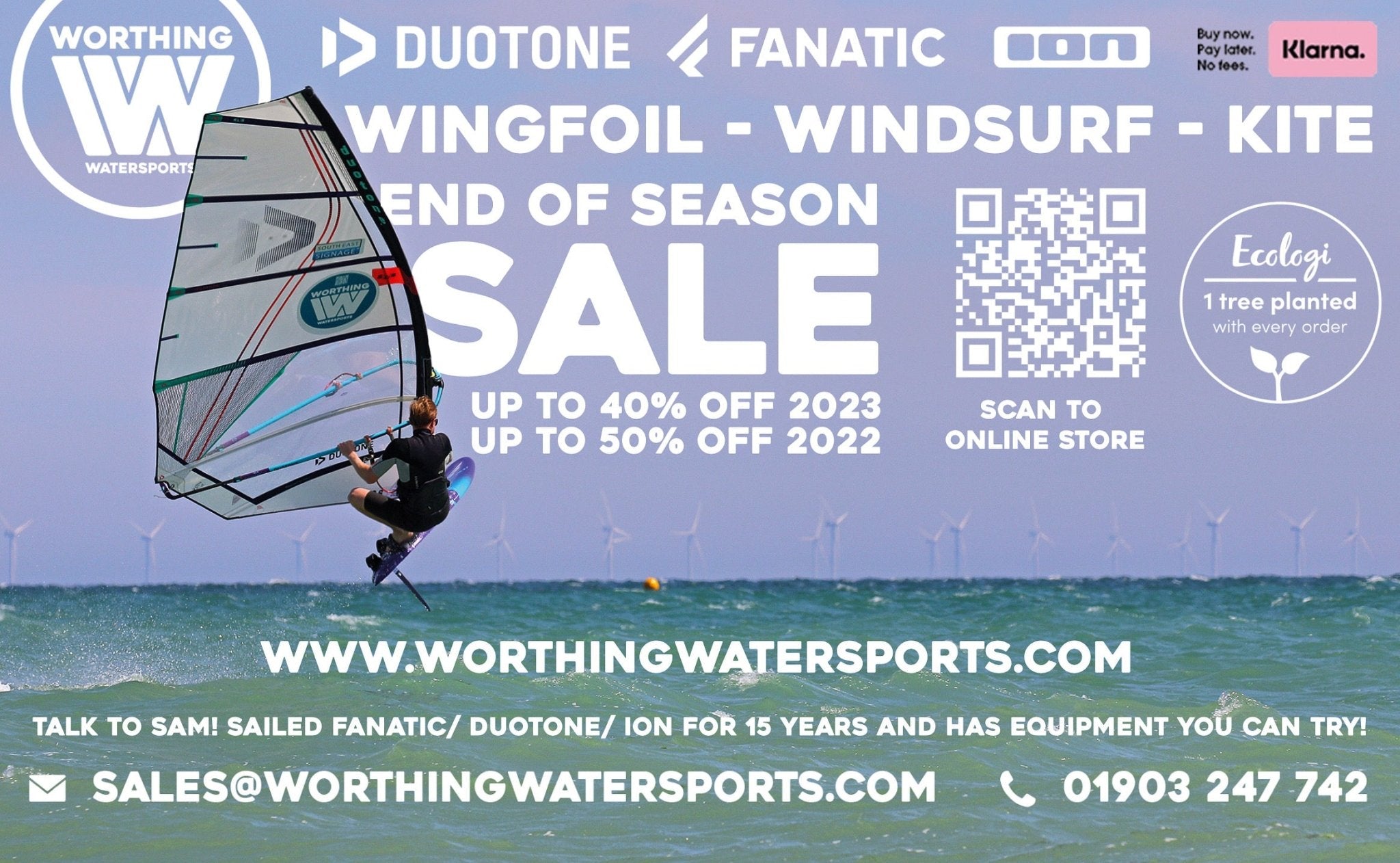 20% off Brand New 2023 Duotone / Fanatic Freeride Windsurfing Gear 🌊 - Worthing Watersports