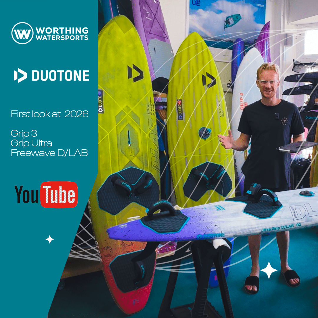 2026 Duotone Waveboards Reviewed: GRIP Ultra, GRIP 3 & FreeWave Ultra – Full Breakdown by Worthing Watersports & NIK Baker - Worthing Watersports