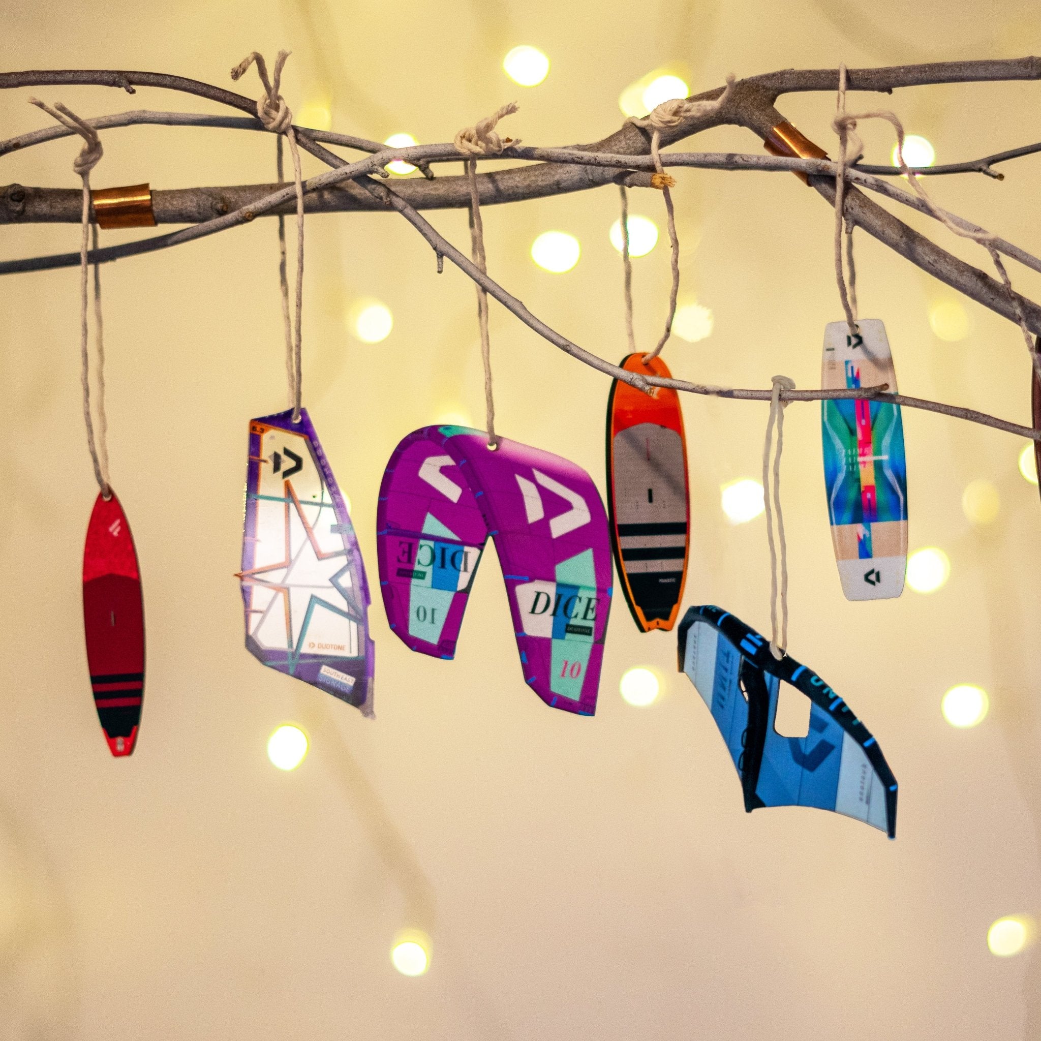 Custom Watersports Christmas Tree Decorations - Worthing Watersports