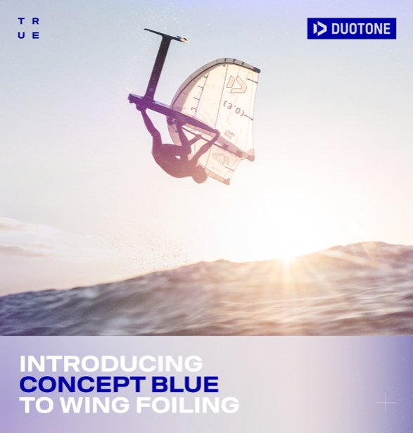 Duotone Wing Foiling - Introducing Concept Blue to Wing Foiling ♻️ - Worthing Watersports