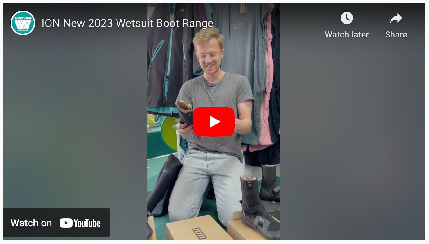 NEW 2023 ION Wetsuit Boot Range - Worthing Watersports