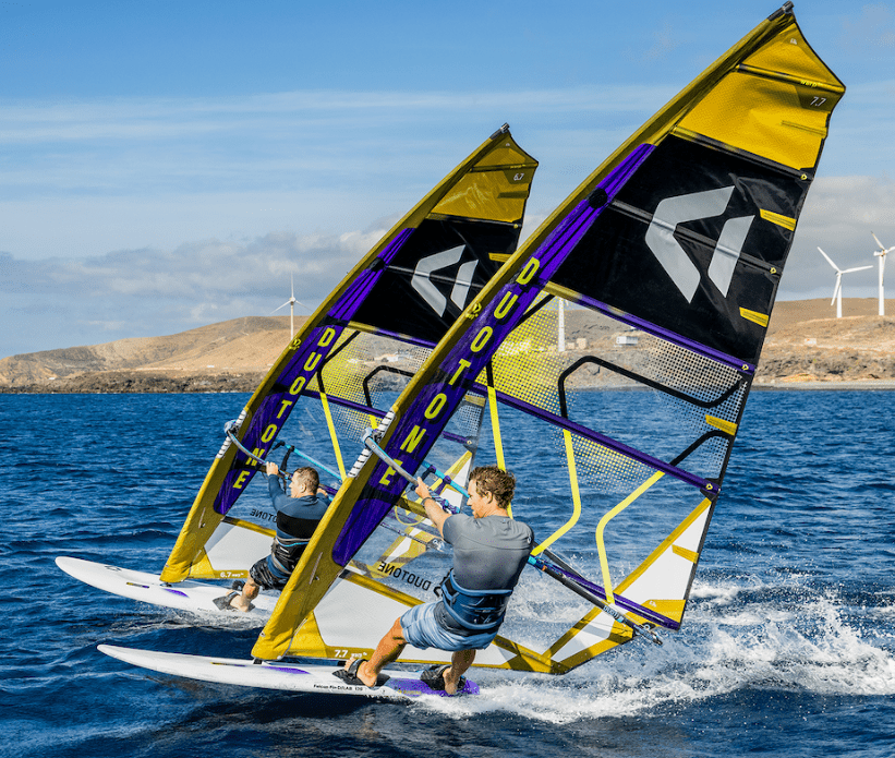 New Duotone Warp_Fin & Falcon_Fin D/LAB – SS26 Racing Range Now at Worthing Watersports - Worthing Watersports