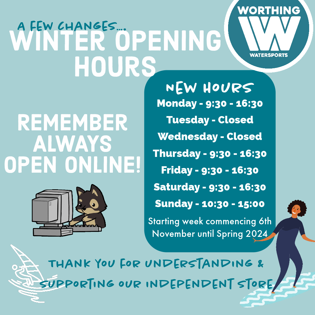 New Winter Opening Times!
