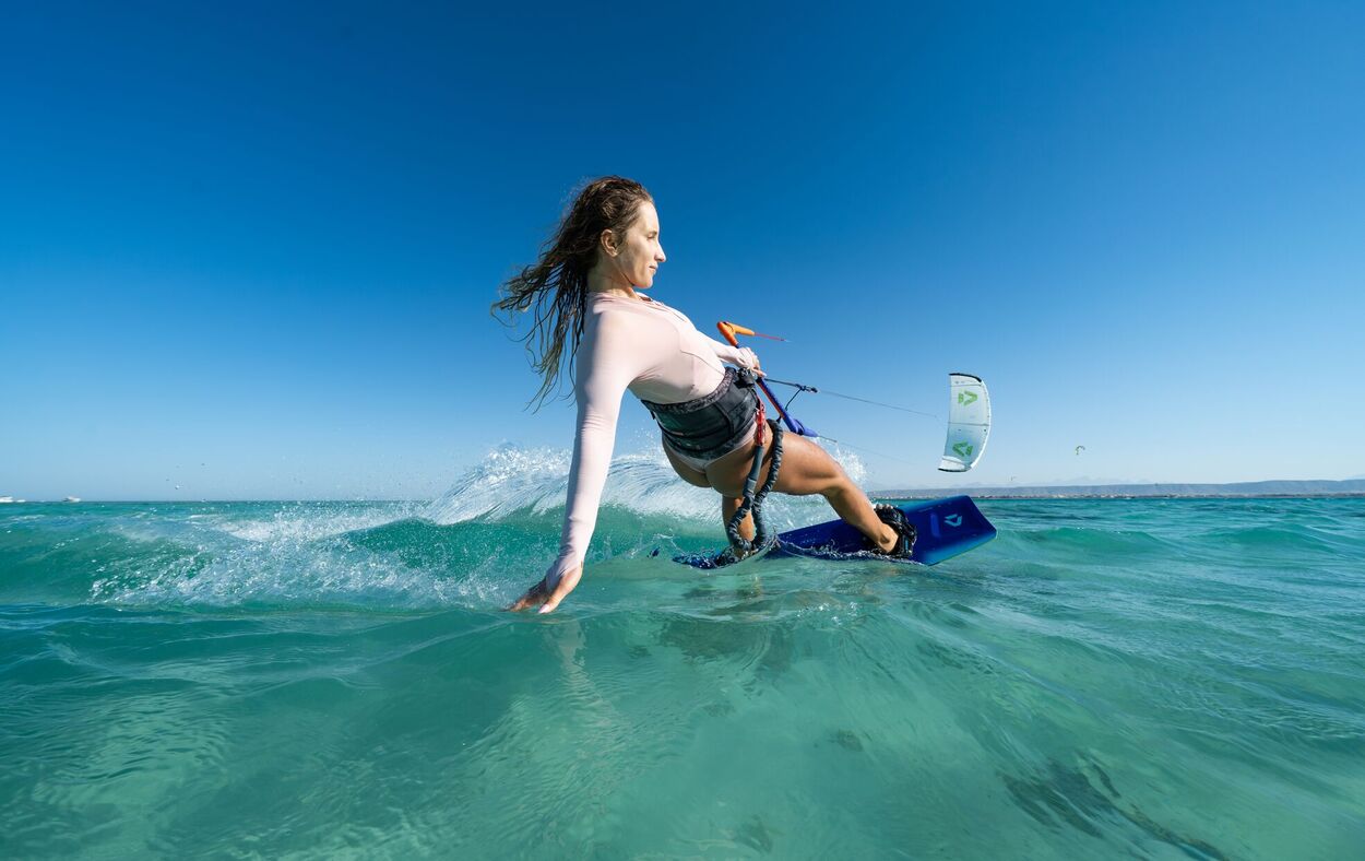 Duotone Soleil Concept Blue 2027 - The Sustainable Women's Freeride Twintip
