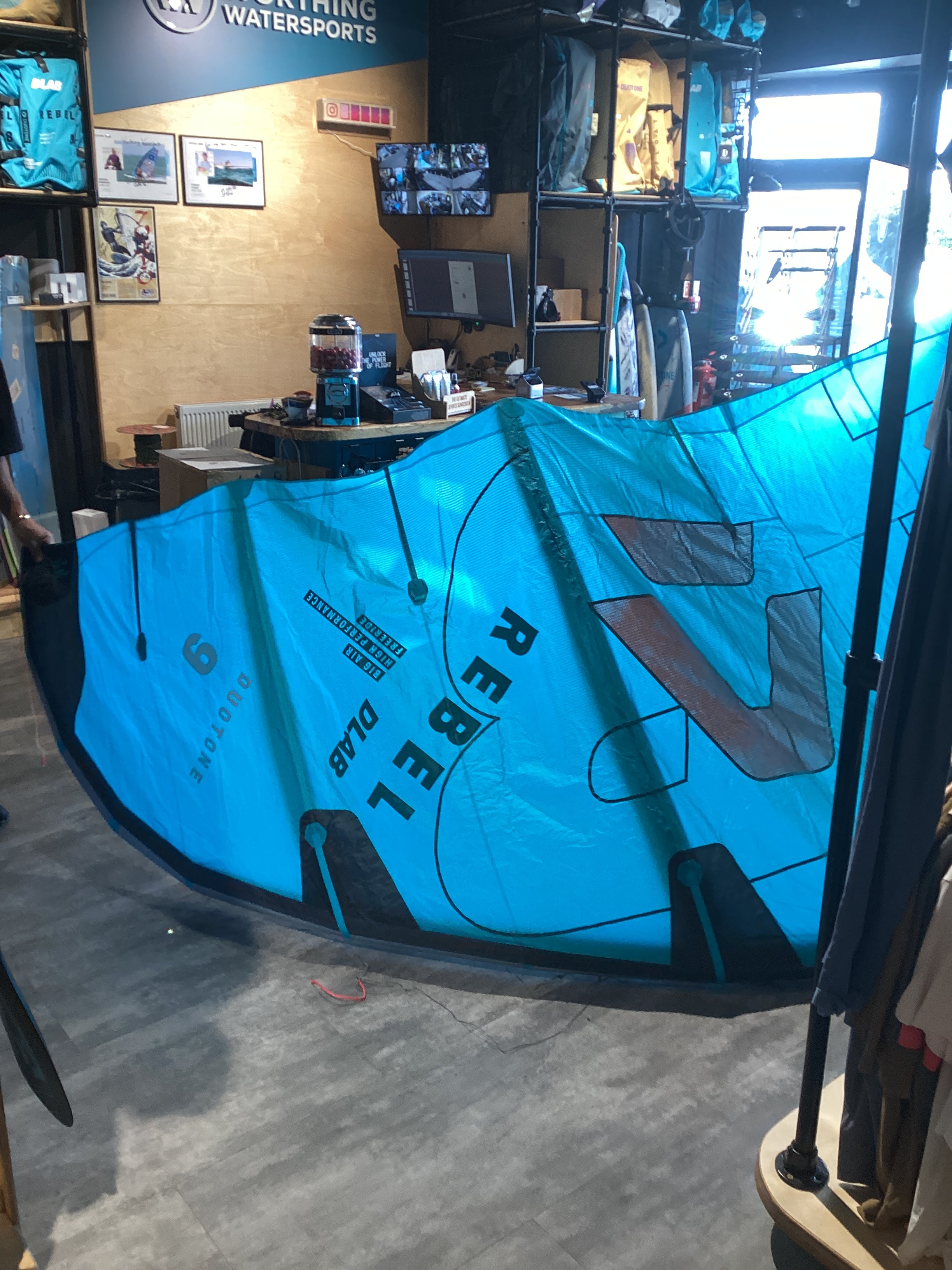 Used Duotone Rebel D/LAB 2026 9m - The Flagship Big Air Freeride Kite