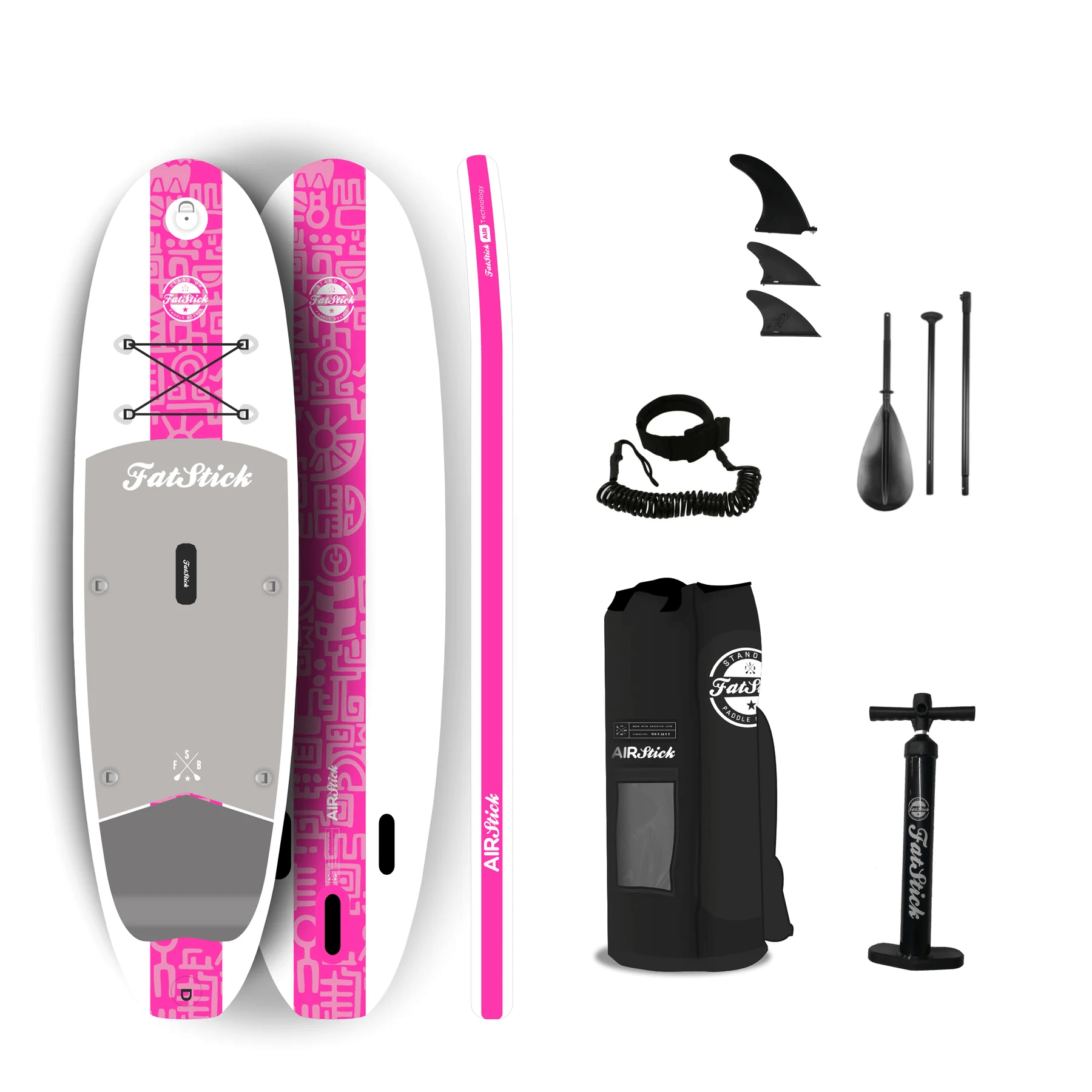 Air Stick 10’6 Inflatable Paddle Board iSUP Package