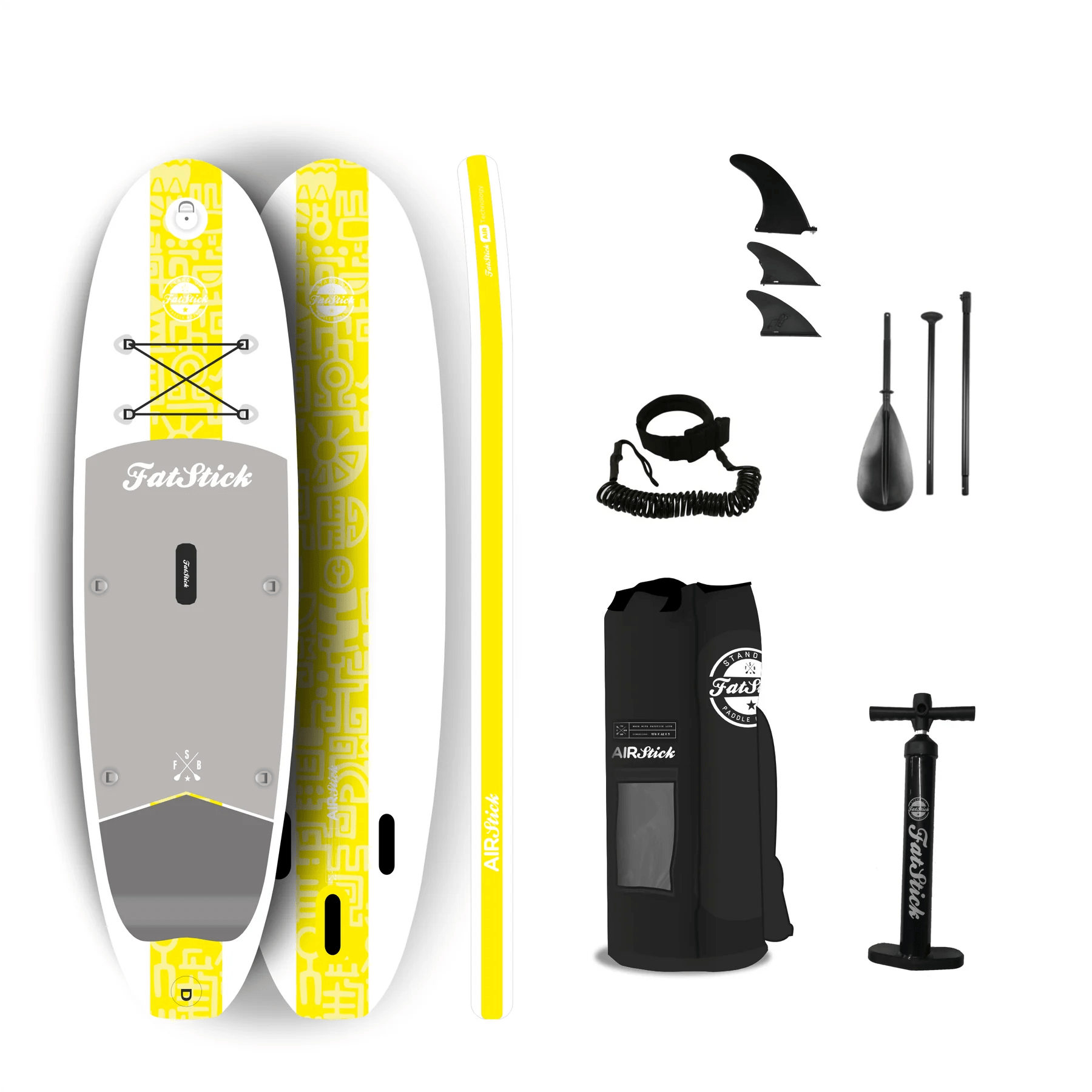 Air Stick 10’6 Inflatable Paddle Board iSUP Package