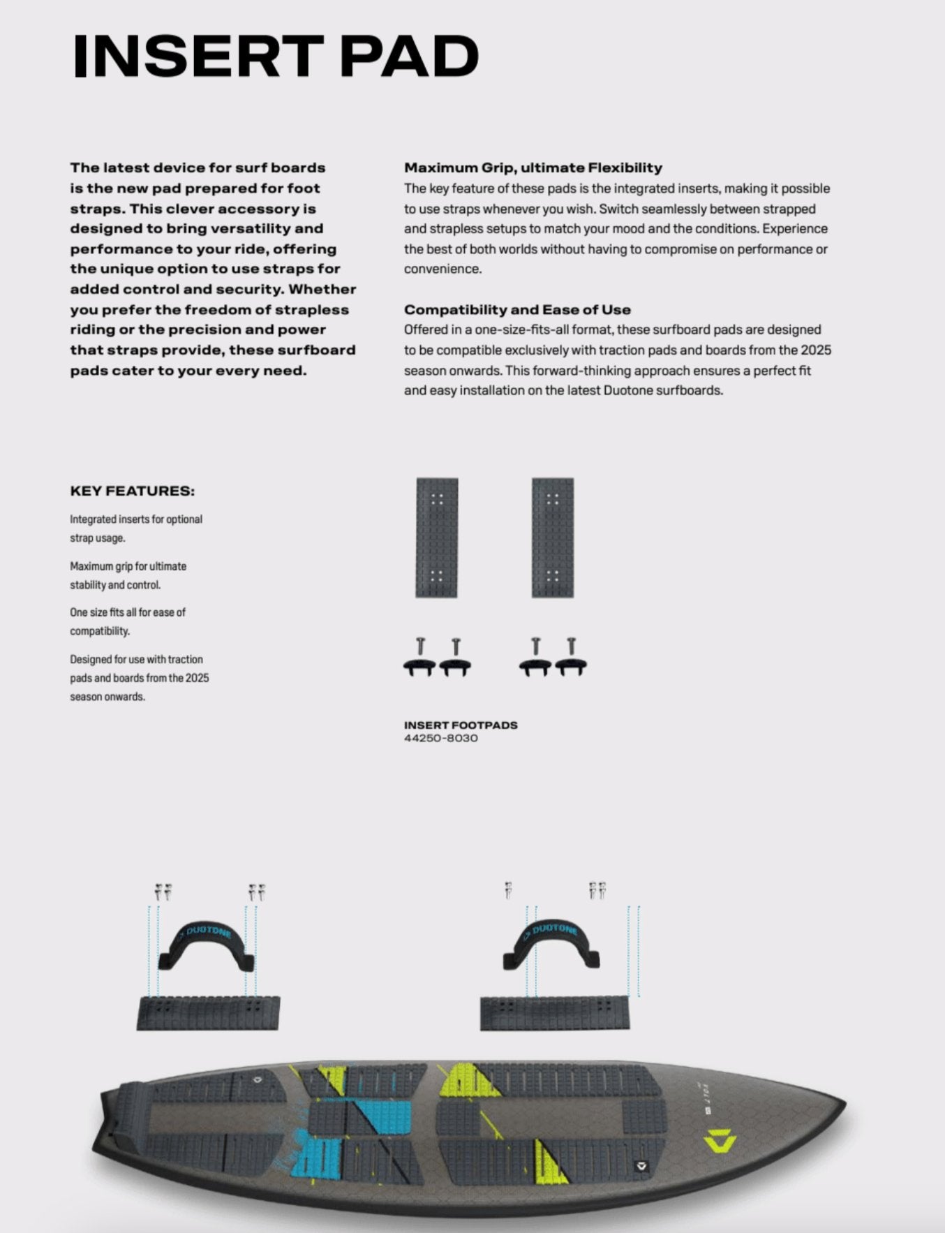 Duotone Insert Traction Pad 2025