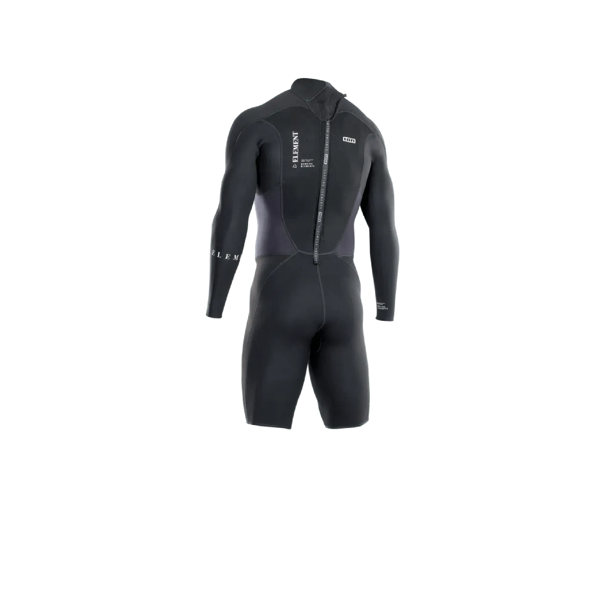 ION Men Wetsuit Element 2/2 Shorty Longsleeve Back Zip 2022