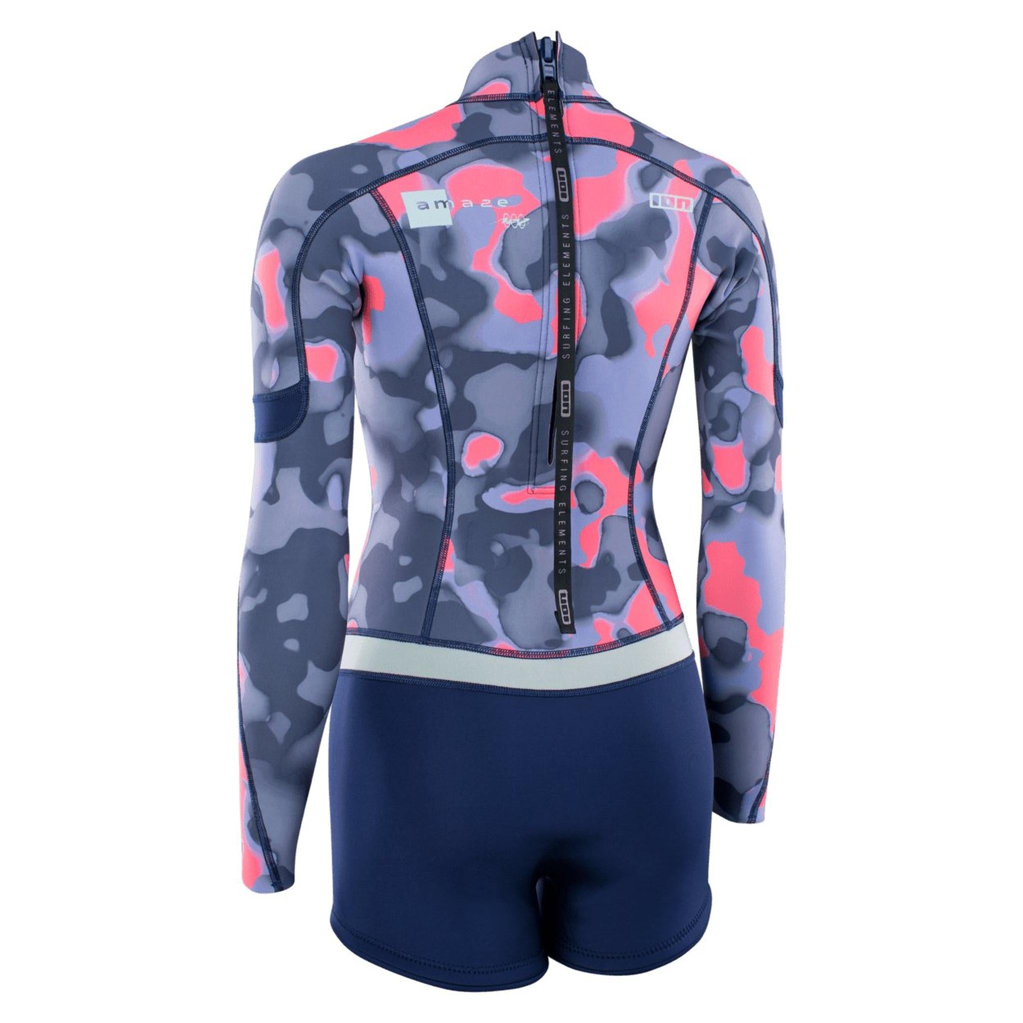 ION Women Wetsuit Amaze Shorty 2.0 Longsleeve Back Zip 2023