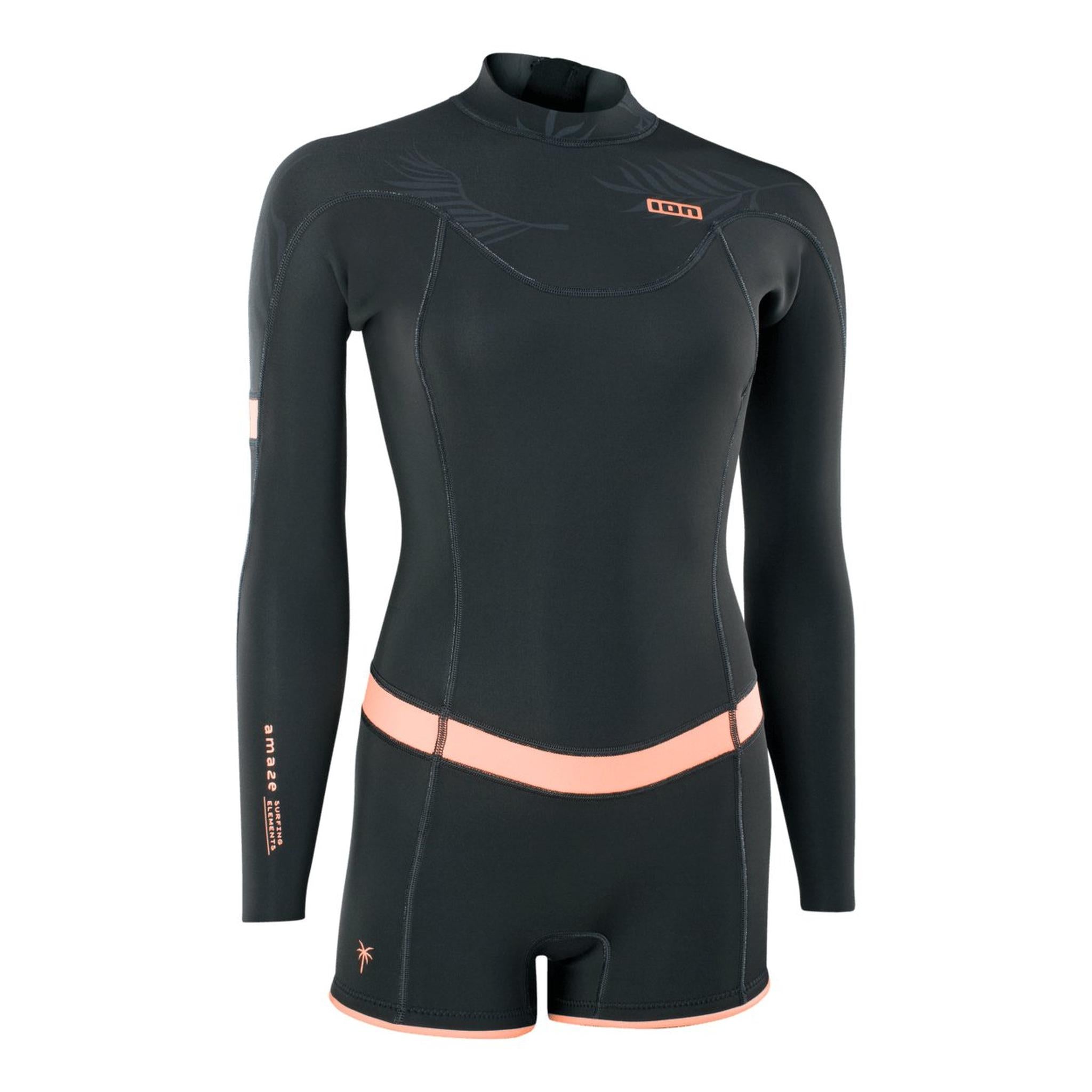 ION Women Wetsuit Amaze Shorty 2.0 Longsleeve Back Zip 2023