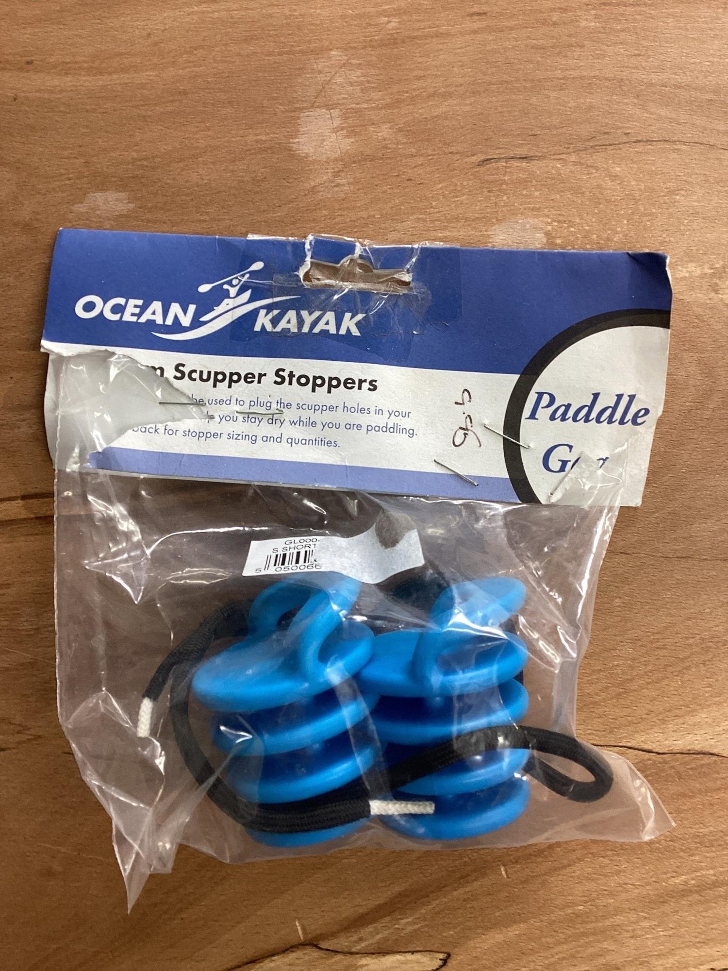 Ocean kayak scupper stoppers