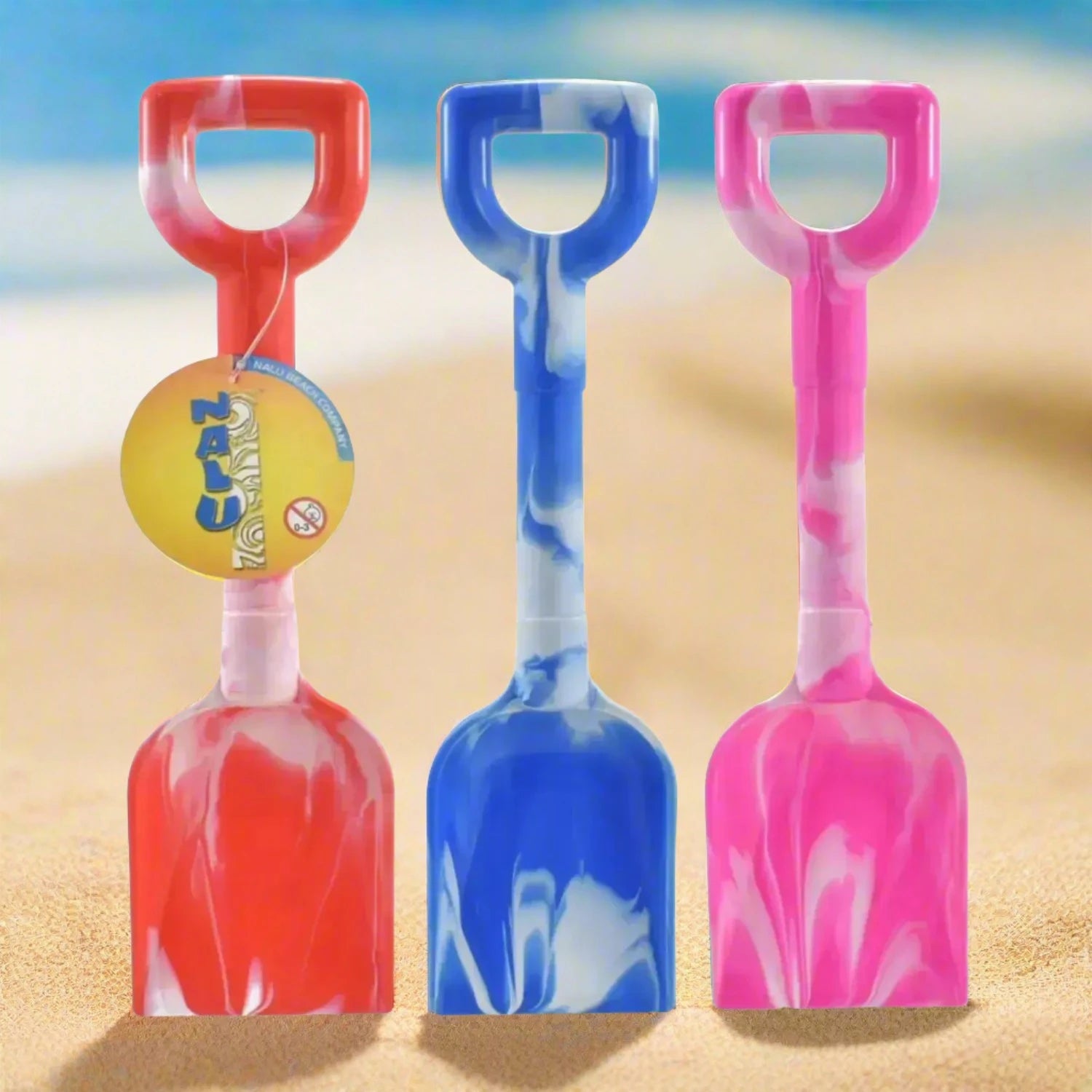 Plastic beach marble spade