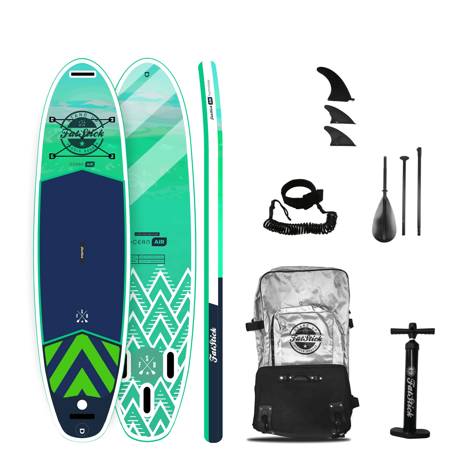 Pure Art 10’6 Inflatable Paddle Board SUP Package