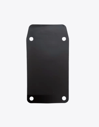 Black self-adhesive foam spare pad for Duotone Slim 2.0 DLAB/SLS foil masts with four mounting holes.