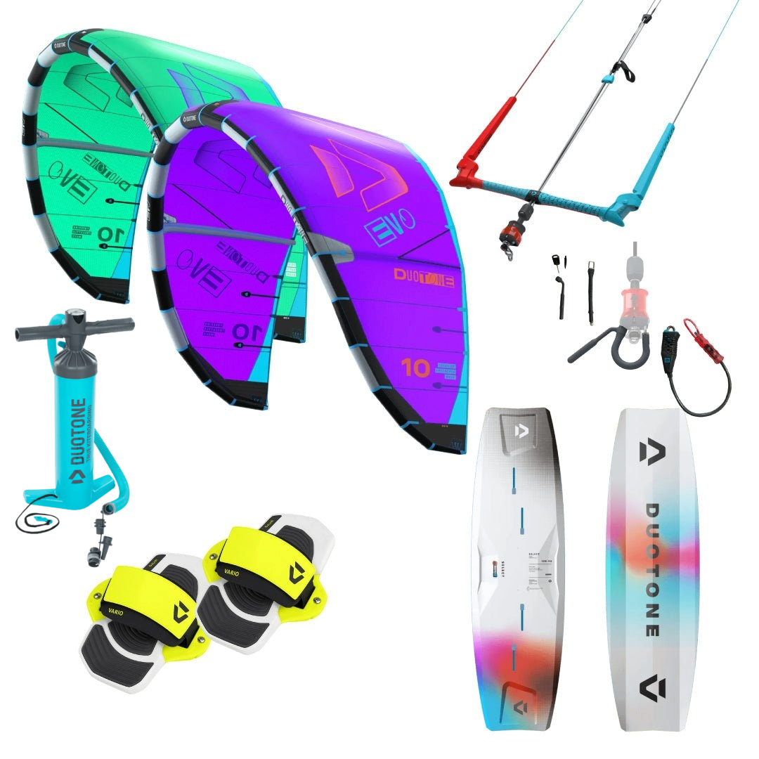 Duotone Evo & Select 2026 Kitesurfing Package