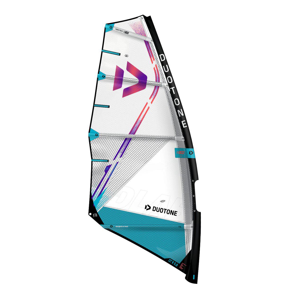 Used Duotone Super_Hero D/LAB 2025 5.0m Windsurfing Sail