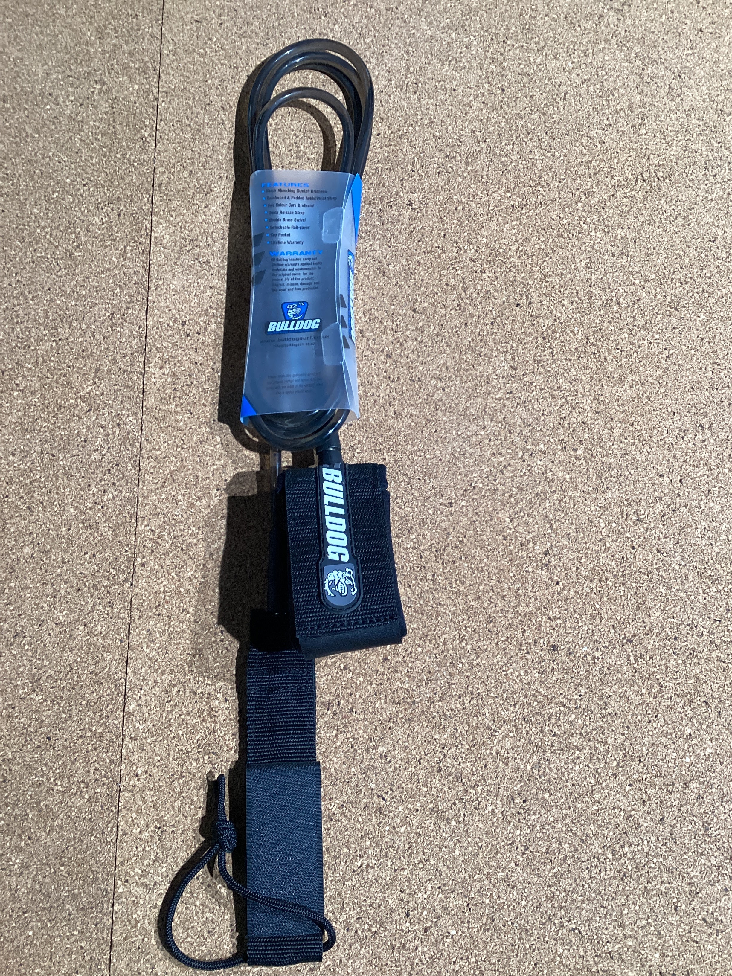 Bulldog 8ft Surf Leash - Worthing Watersports - 18652441097055 - Bulldog