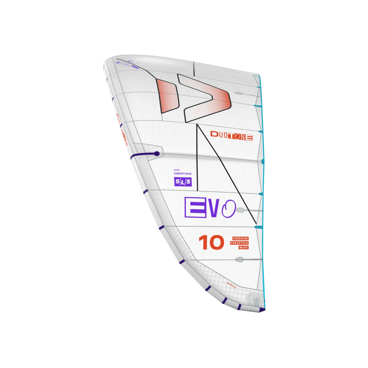 Duotone Evo SLS Concept Blue 2026 - Worthing Watersports - 9010583296760 - Kites - Duotone Kiteboarding