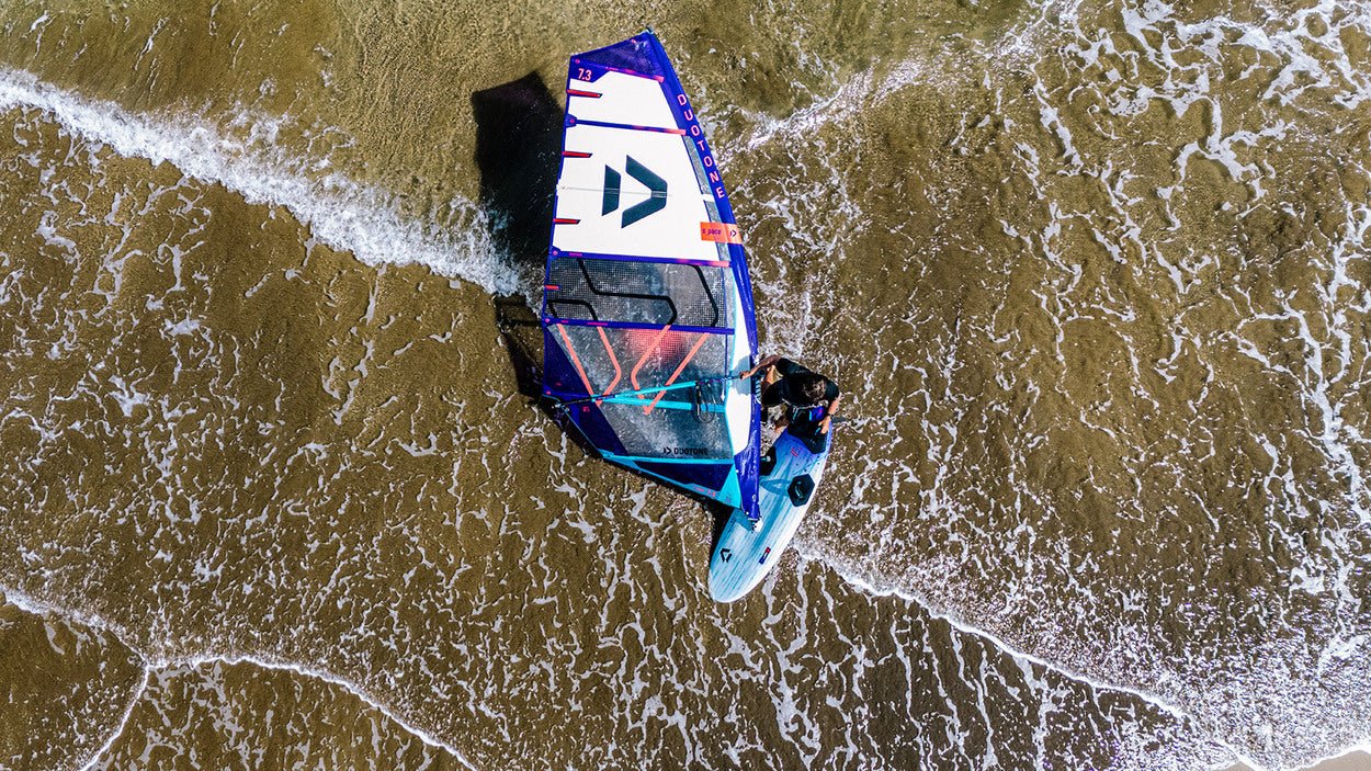 Duotone Falcon_Fin SLS 2026 - Freerace - Slalom Windsurfing Board (no fin) - Worthing Watersports - 9010583291314 - Boards - Duotone Windsurfing