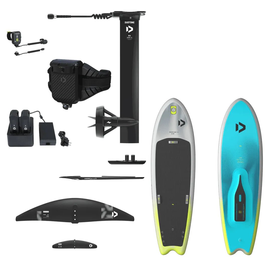 Duotone Foil Cruise Set – Complete Aluminium Powered Foil Package (Incl. Air Board + eMast + Full System) Free 2.0 - Worthing Watersports - - Duotone Foiling & Electric
