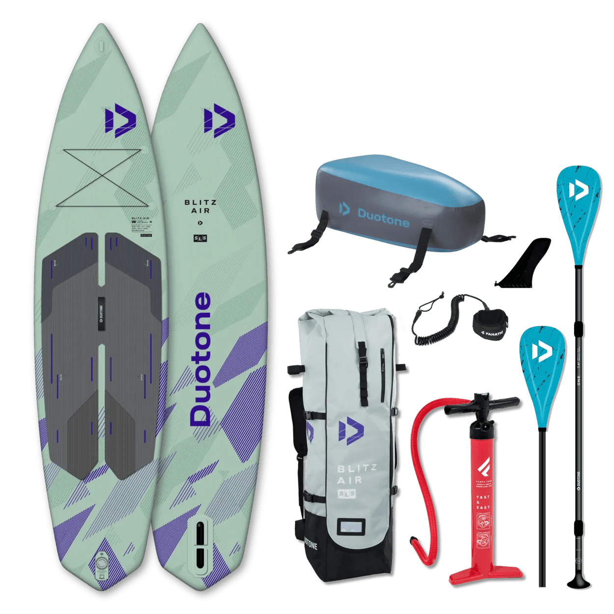 Duotone iSUP Package Premium Blitz Air SLS (FAS ed.) Paddleboard - Worthing Watersports - 9010583304922 - iSUP Packages - Duotone SUP