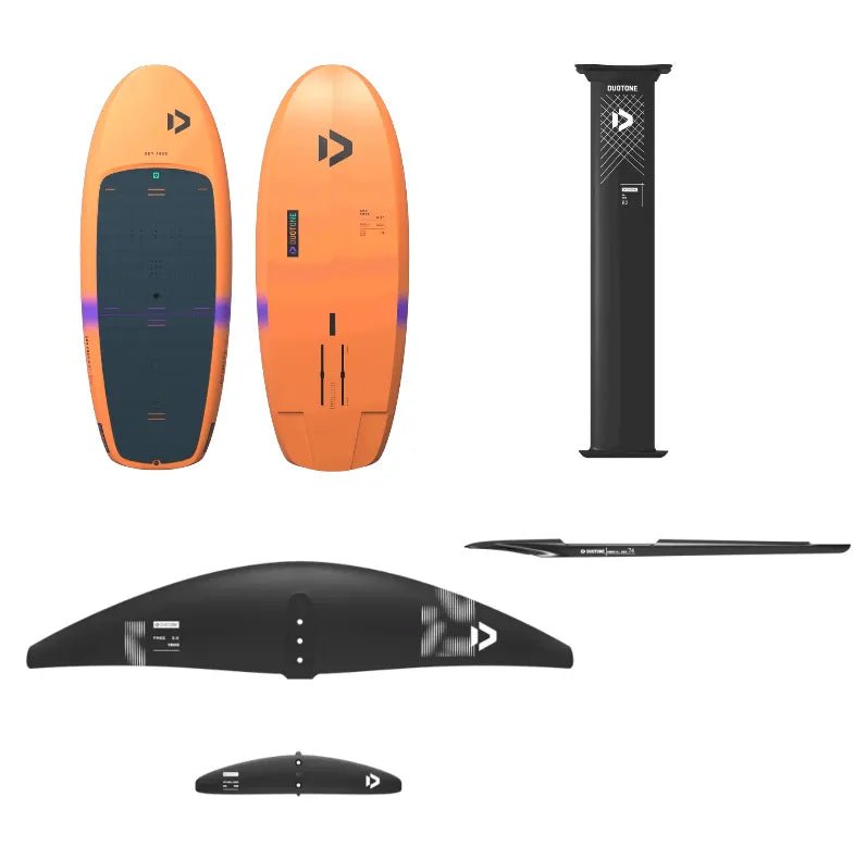 Duotone Sky Free 6'2'' DST + Free 2.0 1900 Wing Foil Package – Board, Front Wing, Stabiliser, Mast & Fuselage - Worthing Watersports - - Wing Foil Boards - Duotone Foilwing
