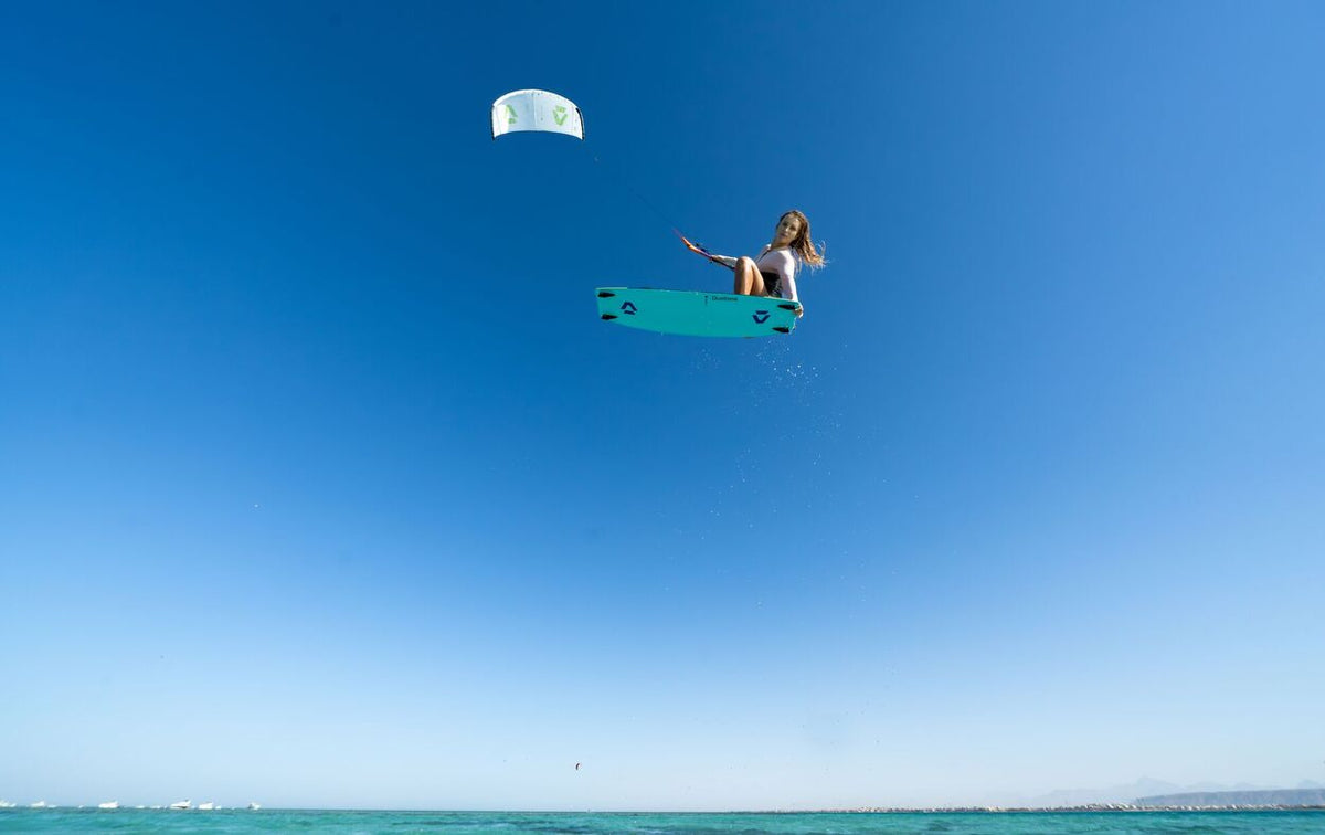 Duotone Soleil Concept Blue 2027 - The Sustainable Women's Freeride Twintip - Worthing Watersports - 9010583327693 - Twintips - Duotone Kiteboarding