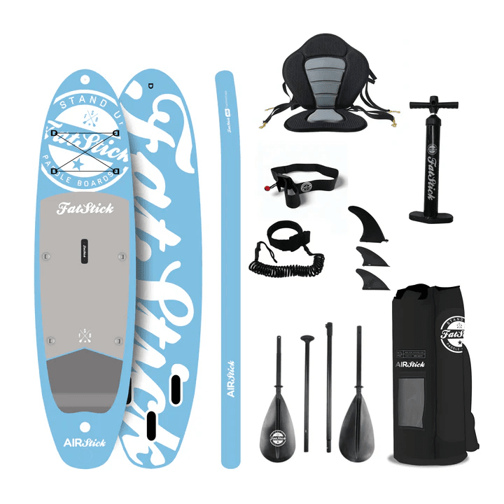 Fatstick AirStick 2026 10'6 Inflatable Stand Up Paddle Board | SUP Package - Worthing Watersports - - FatStick