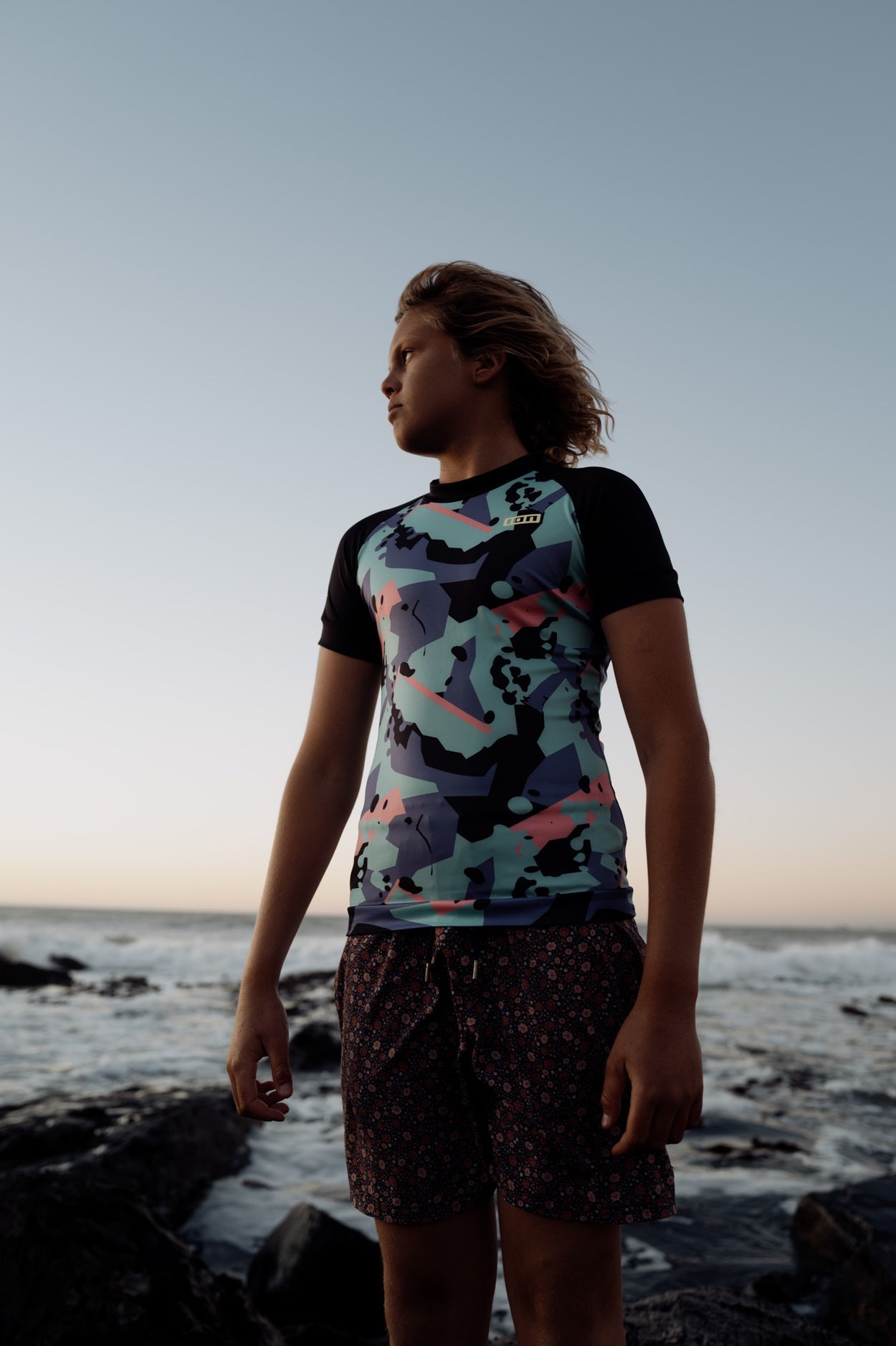 ION Rashguard Capture Short Sleeve grom - Worthing Watersports - 9010583274072 - Tops - ION Water