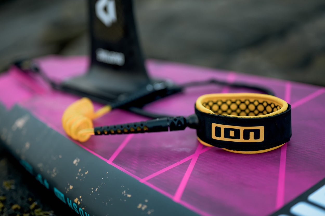 ION Wing Board Leash Core Hybrid Knee - Worthing Watersports - 9010583282596 - Accessories - ION Water