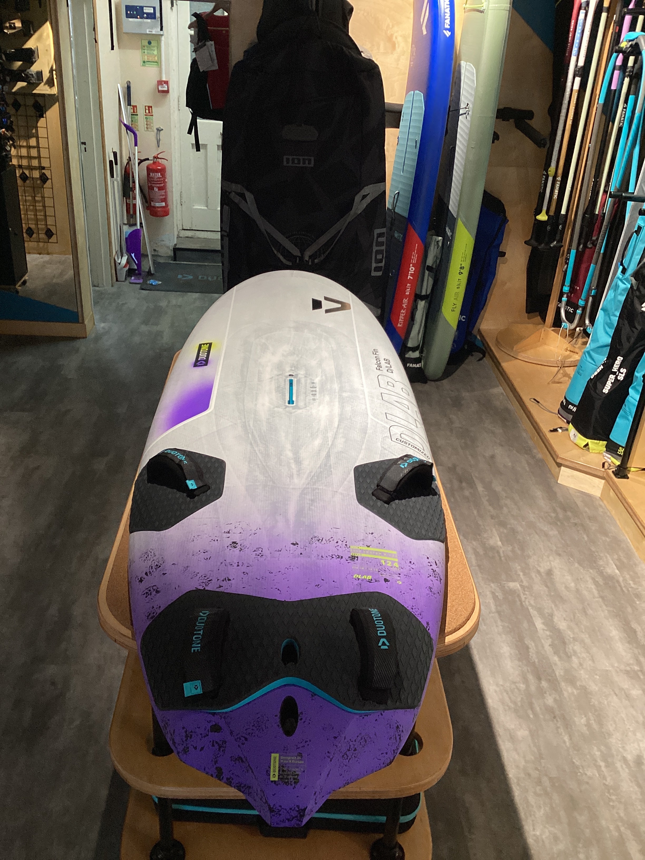 Used Duotone Falcon_Fin D/LAB 124L - Worthing Watersports - - Boards - Duotone Windsurfing