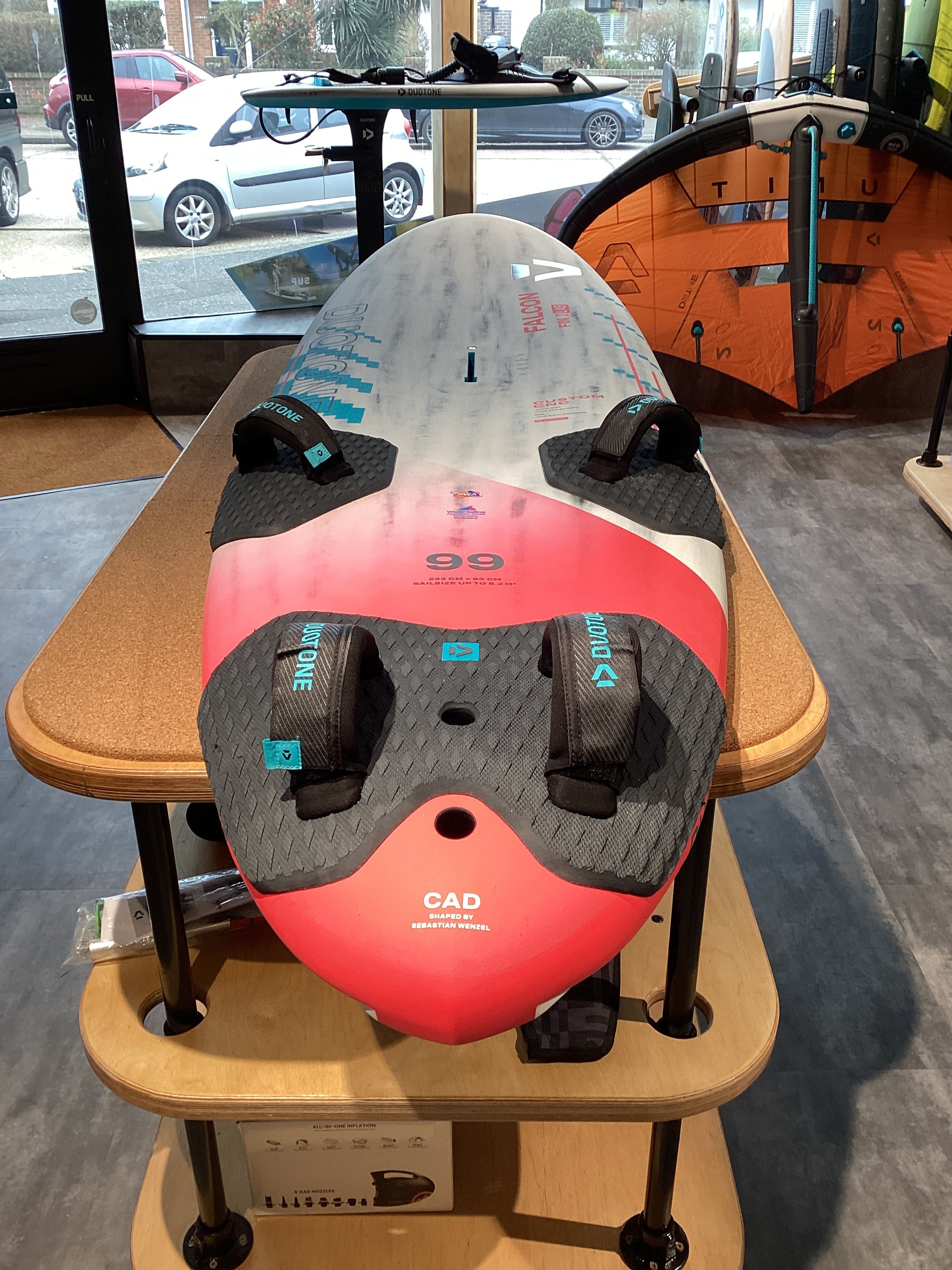 USED Duotone Falcon_Fin D/LAB 2024 99L - Worthing Watersports - - Boards - Duotone Windsurfing