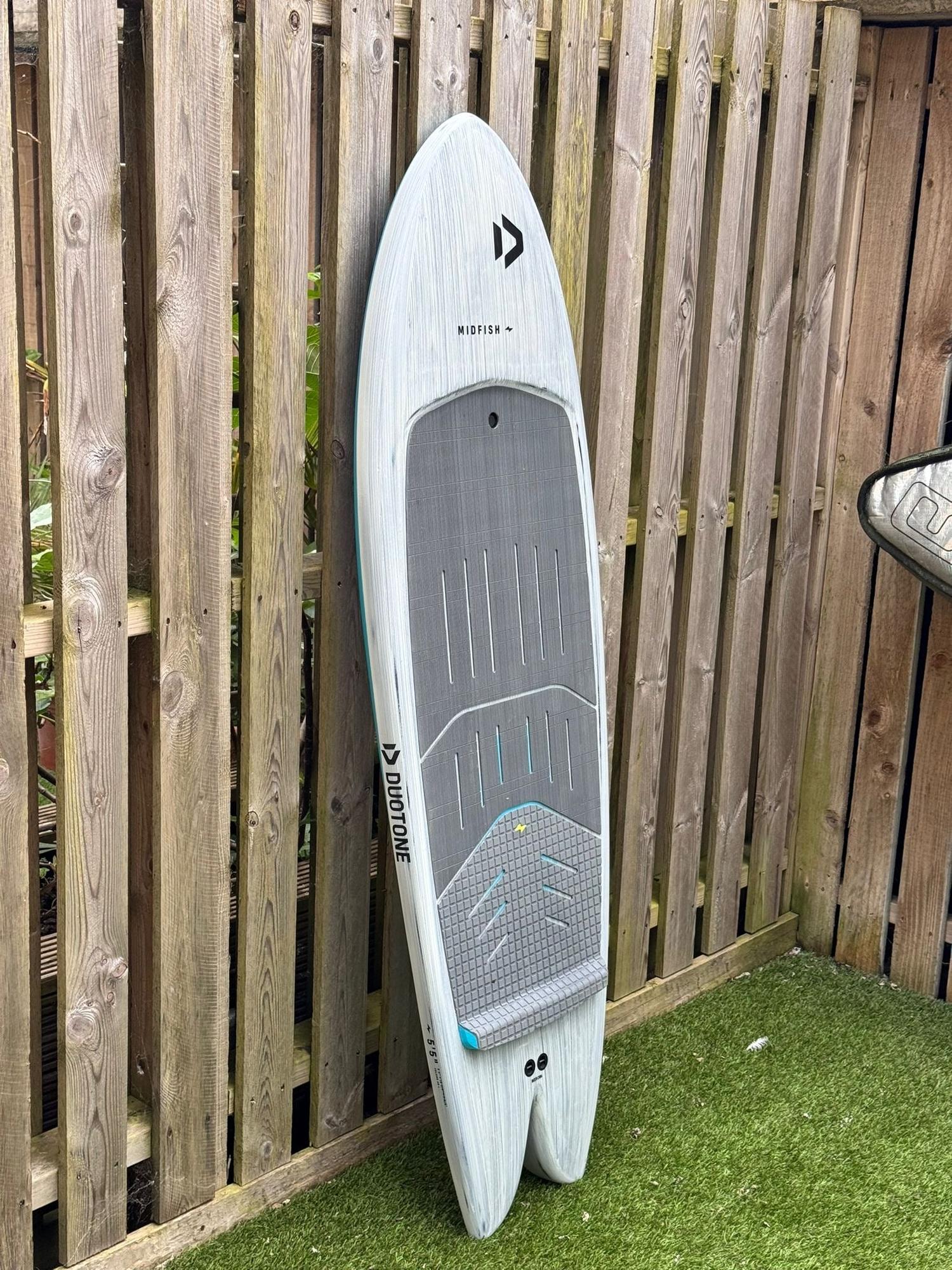 Used Duotone MIDFISH - 5’5 - 45l Foil Assist Board (Copy) - Worthing Watersports - Ben - Foilboard - Duotone Foiling & Electric