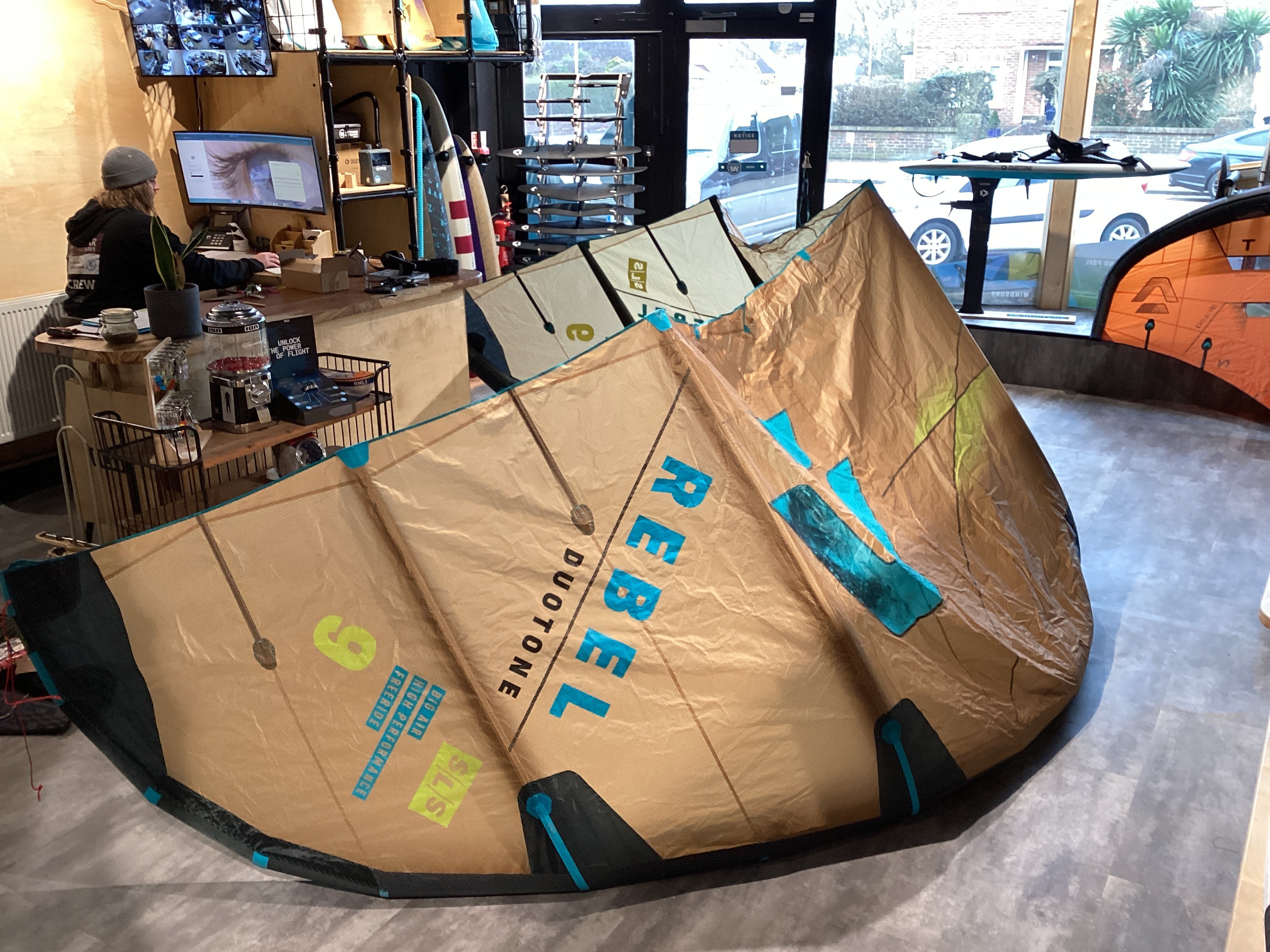 USED Duotone Rebel SLS 2026 - Big air Kite 9M - Worthing Watersports - - Kites - Duotone Kiteboarding