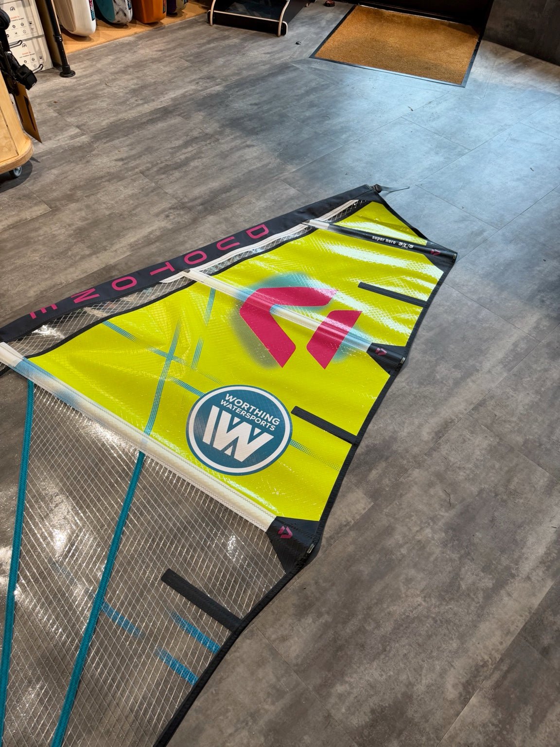 Used Duotone Super Hero SLS 2026 – 3.7m Windsurfing Wave Sail - Worthing Watersports - U-SUPER-HERO-SLS-3.7-534143 - Sails - Duotone Windsurfing