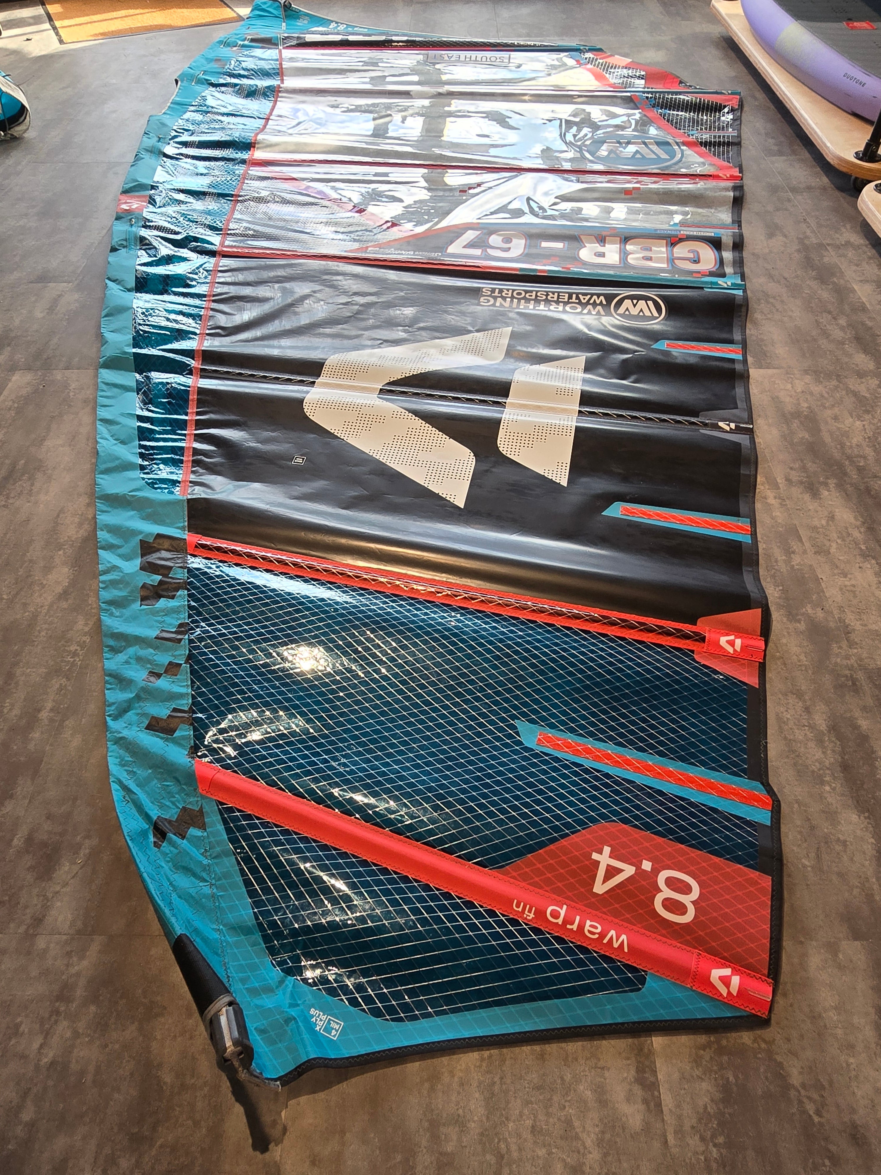 USED Duotone Warp_Fin 2025 8.4 - Worthing Watersports - - Sails - Duotone Windsurfing