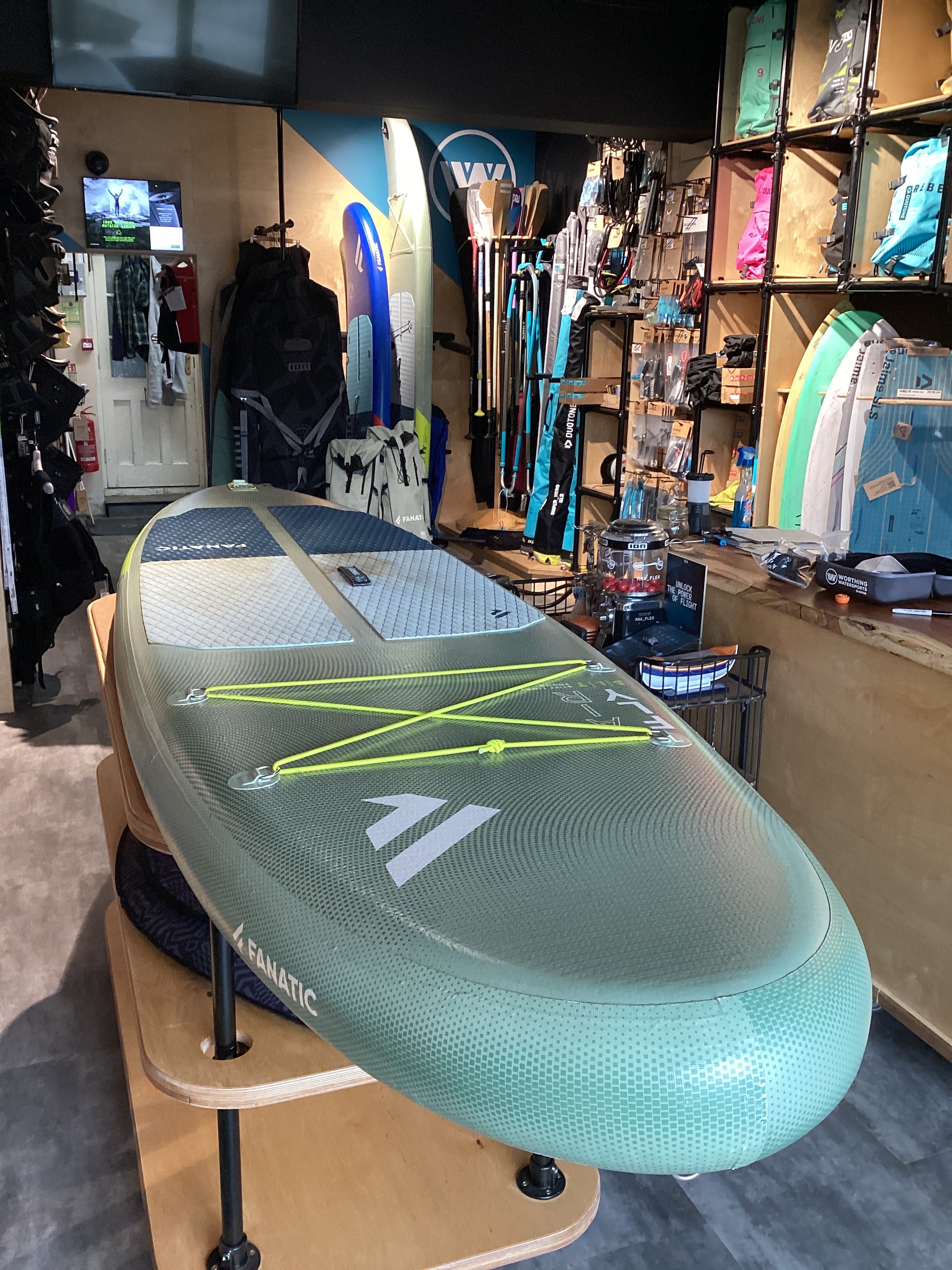 Used Fanatic iSUP Fly Air SLT 10'4'' - Worthing Watersports - - SUP Inflatables - Fanatic SUP