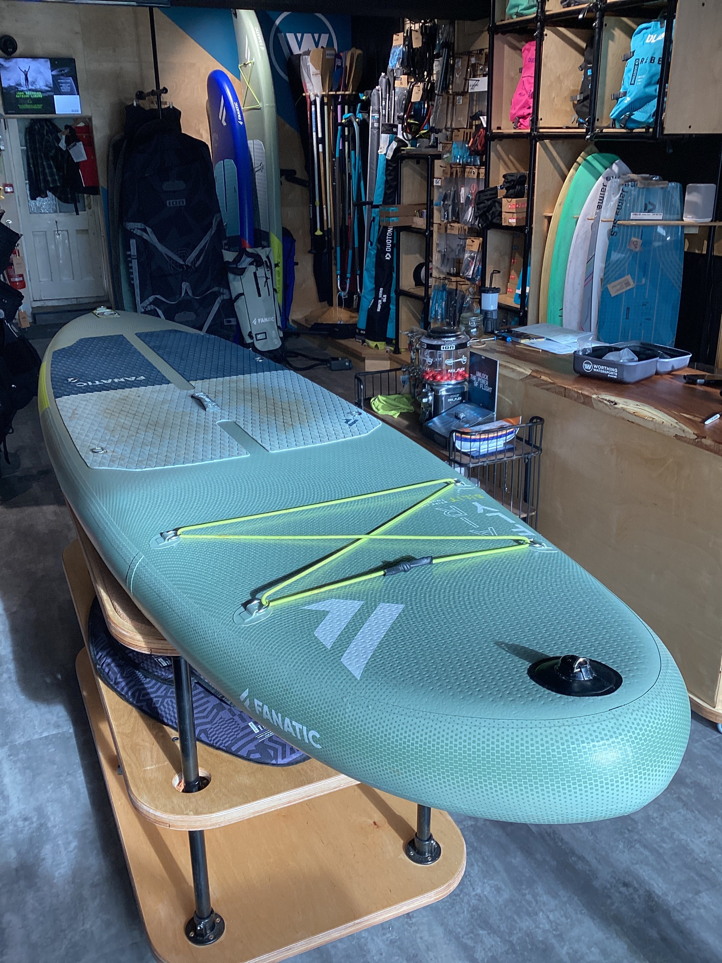 Used Fanatic iSUP Fly Air SLT 10'8'' - Worthing Watersports - - SUP Inflatables - Fanatic SUP