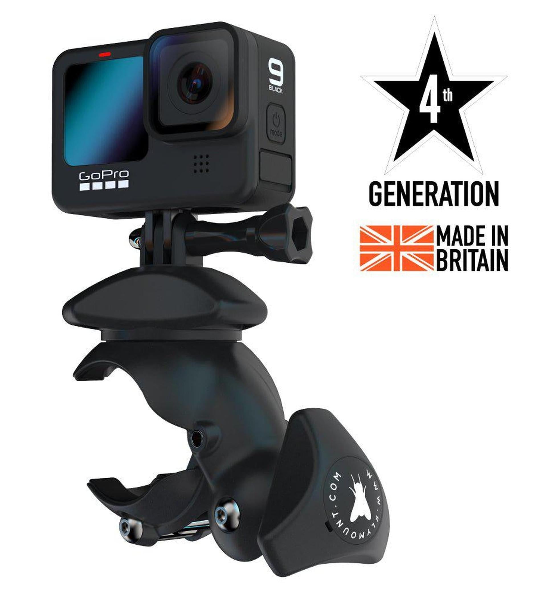 Flymount Original - Windsurfing, Handlebars and roll cage action Camera Mount