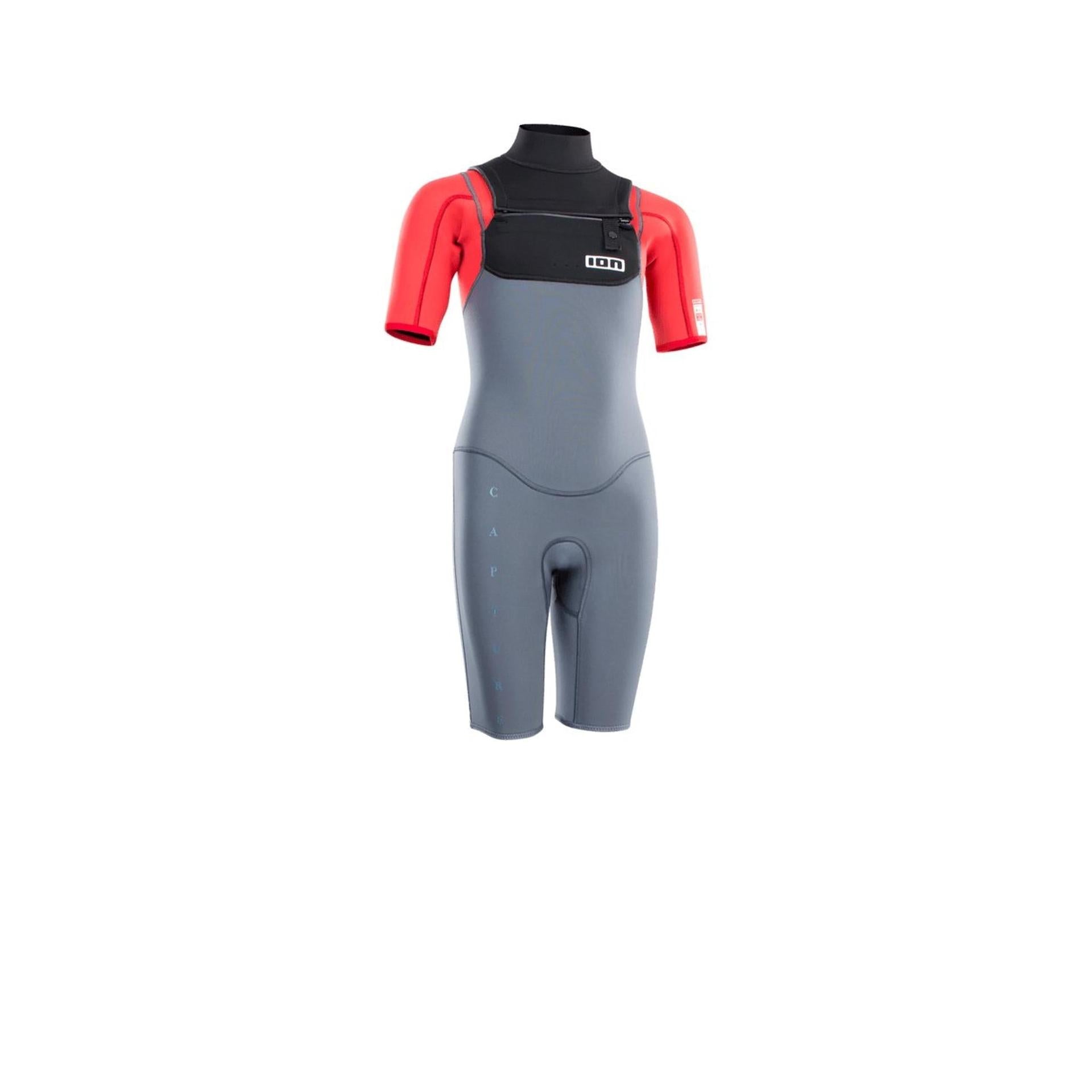 ION Kids Wetsuit Capture 2/2 Shorty Short Sleeve Front Zip 2024