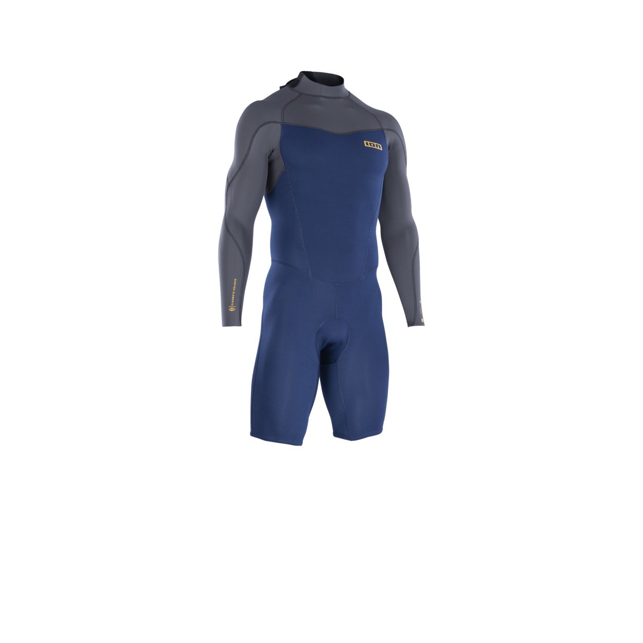 ION Men Wetsuit Element 2/2 Shorty Longsleeve Back Zip 2024