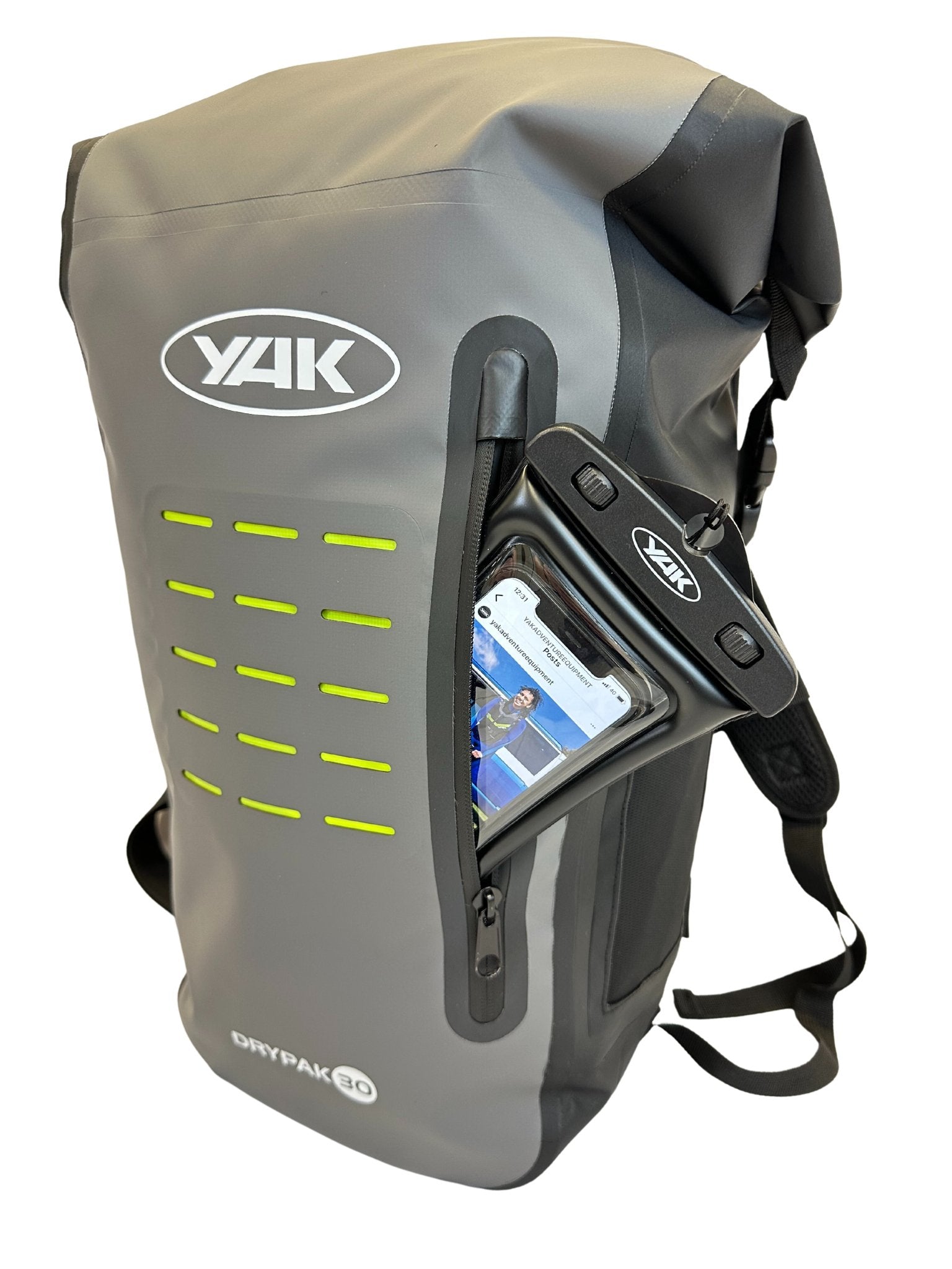 Yak Waterproof Back Pack Drybag with MOLLE 30L