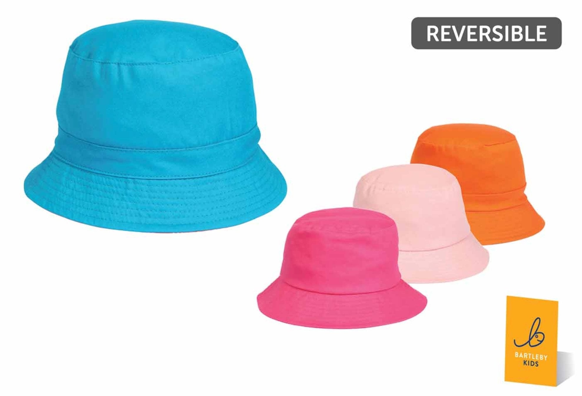 Bucket Hat - Childs Reversible - Worthing Watersports - HC670X - Baby & Toddler Hats - Beach Fun