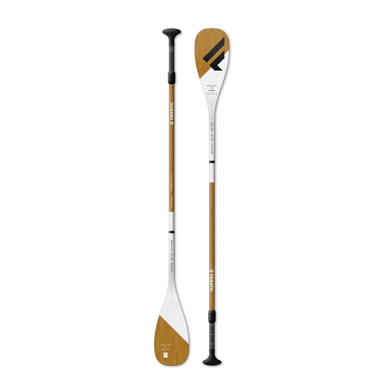 Fanatic Bamboo Carbon 50 Adjustable 2022 - Worthing Watersports - 9008415923243 - Paddles - Fanatic SUP
