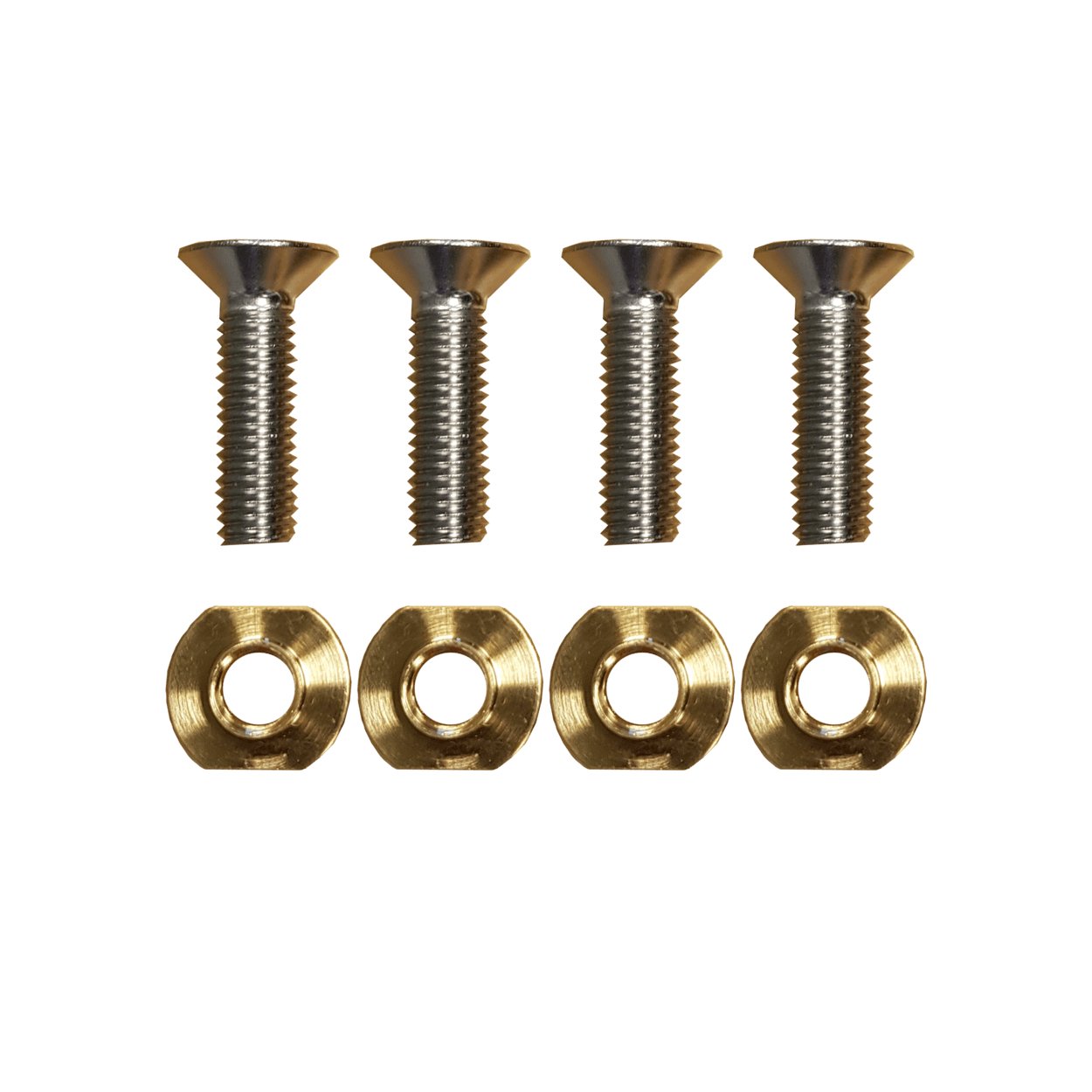 Fanatic X Screw Set Foil Mounting System (incl. nuts) (4pcs) - Worthing Watersports - 9010583066936 - Foilparts - Fanatic X