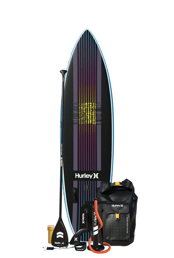 Hurley ApexTour Miami Neon 10'8" Inflatable Paddleboard Package - Worthing Watersports - SUP Inflatables - Hurley Paddleboards