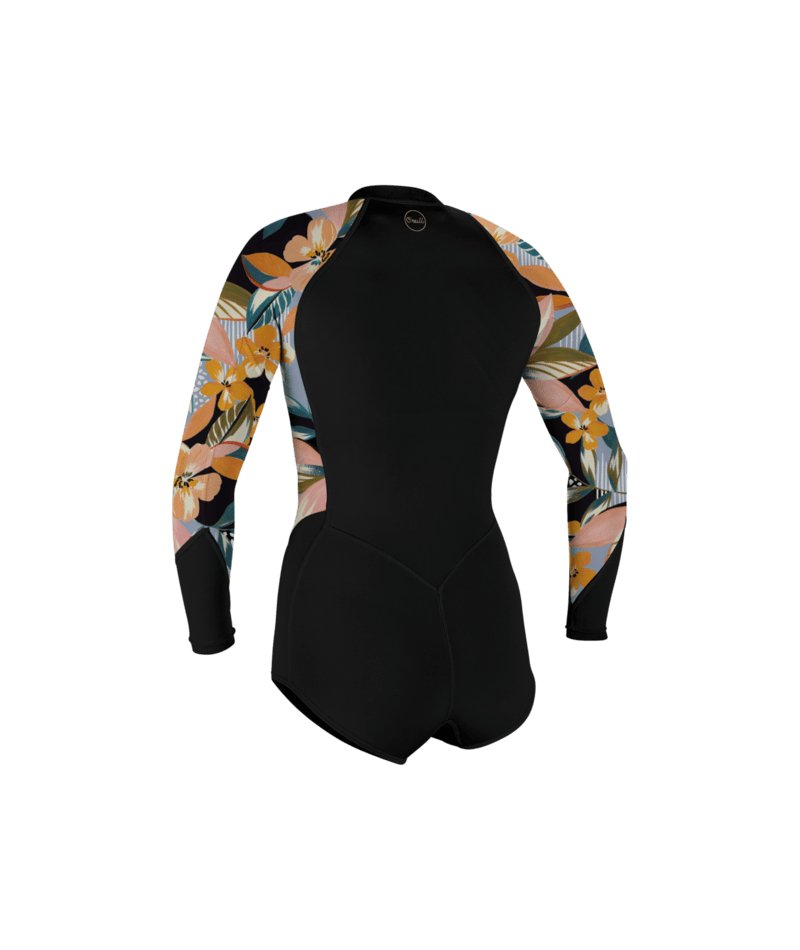 O'Neill Women's Bahia 2/1 Front Zip L/S Short - Worthing Watersports - Wetsuits - O'Neill