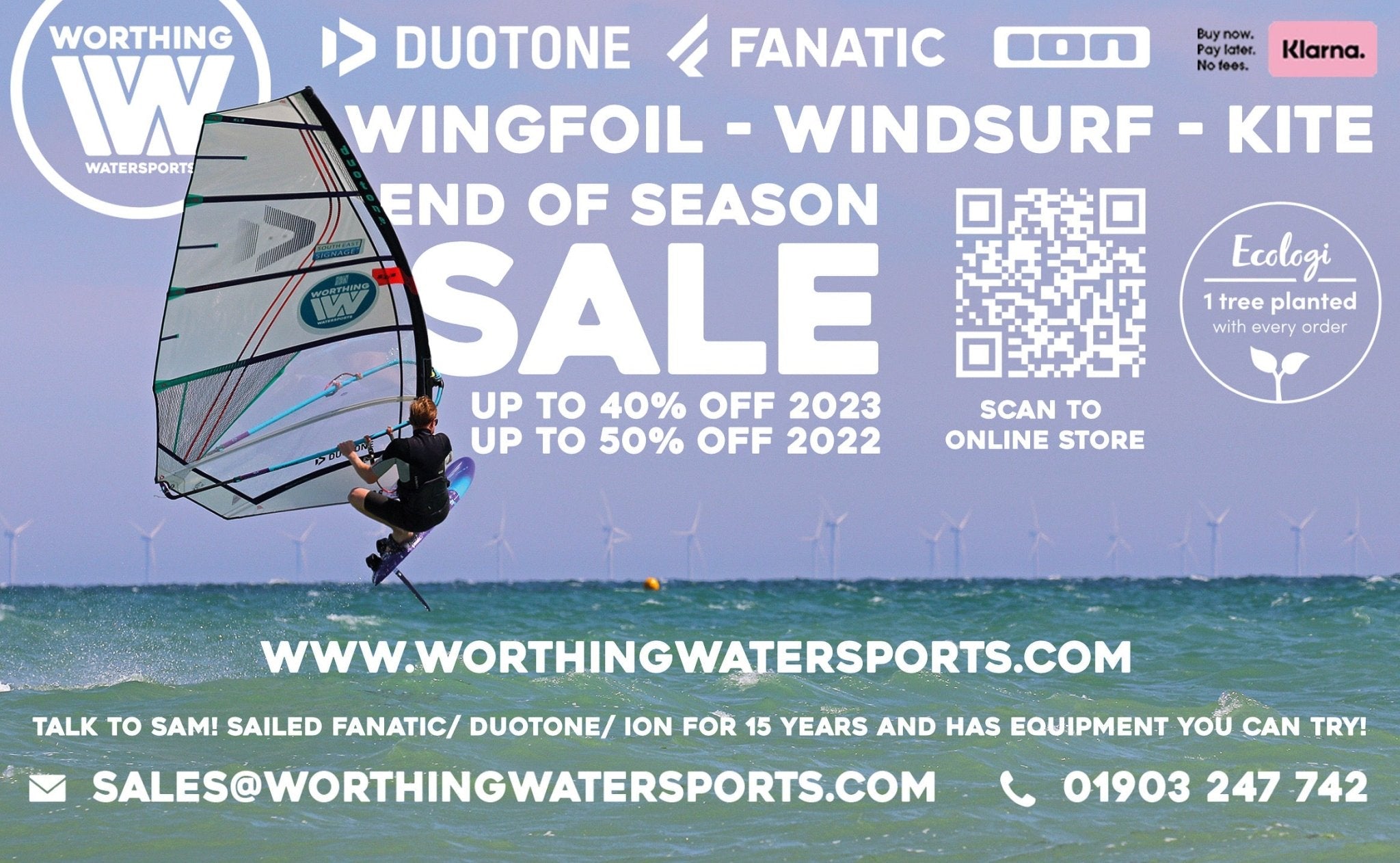 20% off Brand New 2023 Duotone / Fanatic Freeride Windsurfing Gear  🌊 - Worthing Watersports