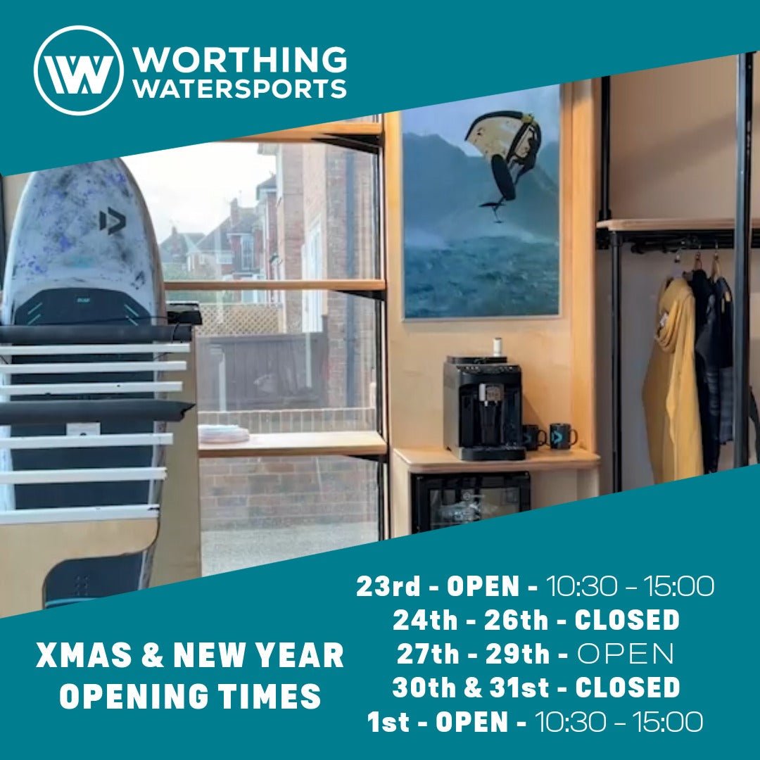 Christmas & New Year Opening Times at Worthing Watersports 🎄✨ - Worthing Watersports